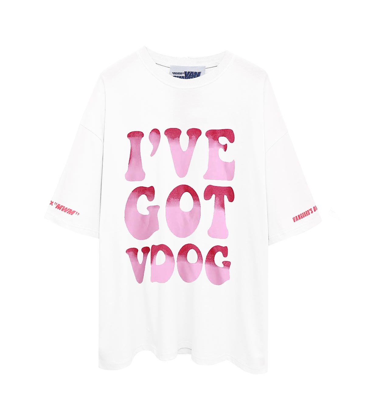 Mod Wave Movement - Camiseta Vanguards Dog 'I've Got VDog' - Blanco