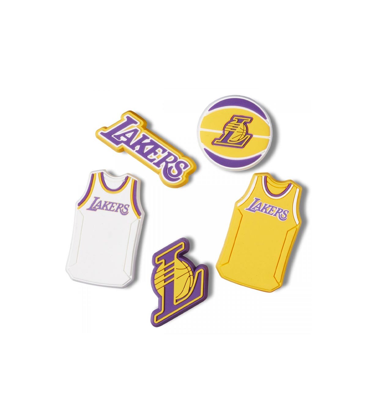 Crocs - Pack 5 Pines NBA Los Angeles Lakers - Multicolor