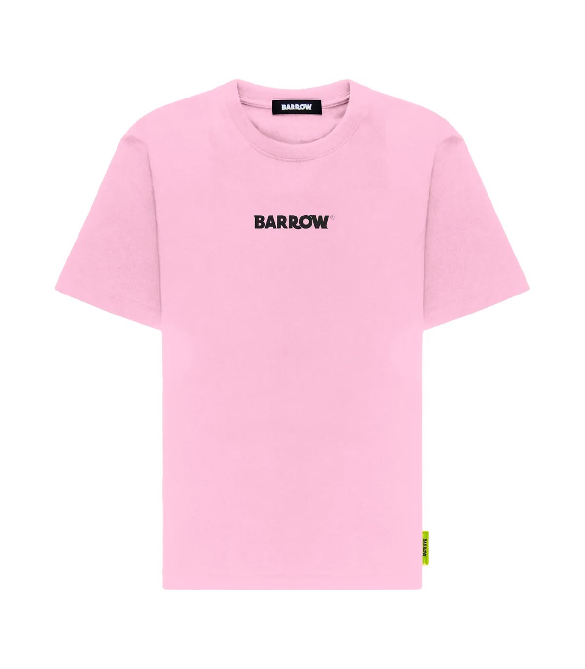 BARROW® - Camiseta 'Washed' Effect Print - Rosa