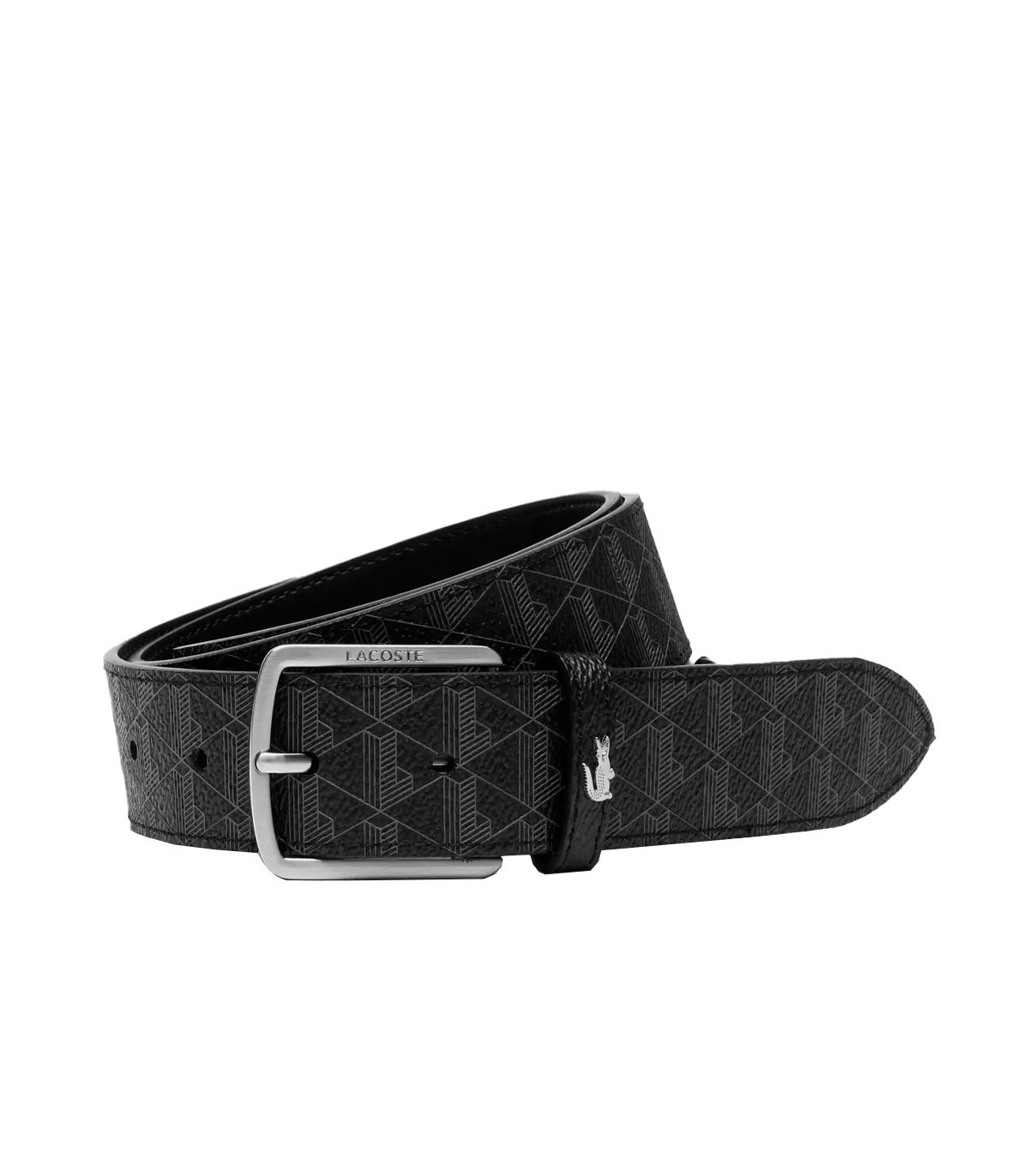 Lacoste - Cinturón Leather Goods - Gris