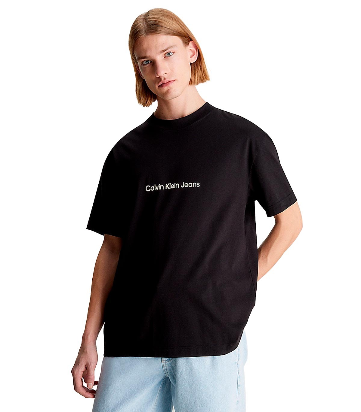 Calvin Klein - Camiseta Back Logo - Negro