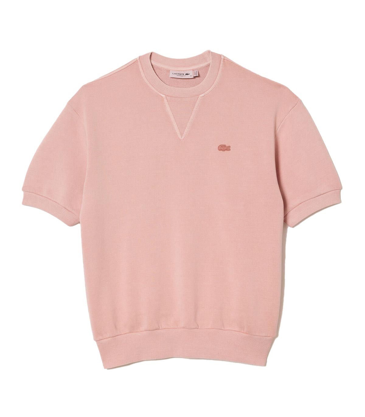 Lacoste - Camiseta Natural Dyed - Rosa