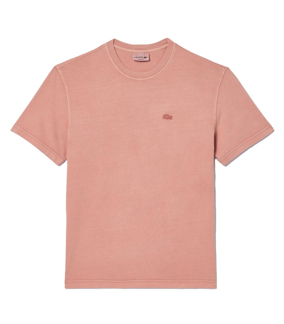 Lacoste - Camiseta Natural Dyed - Rosa