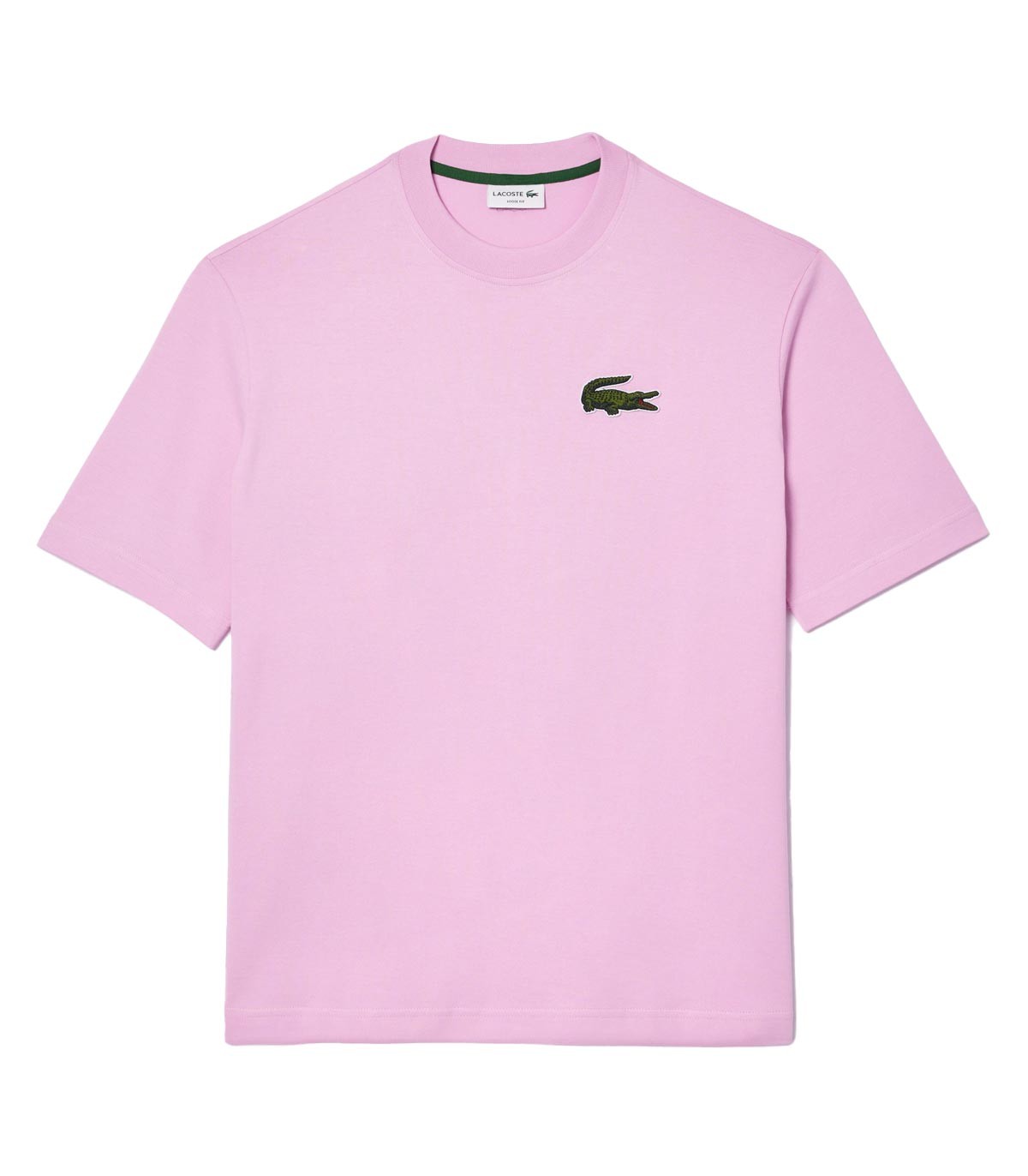 Lacoste - Camiseta Unisex Loose Fit - Rosa