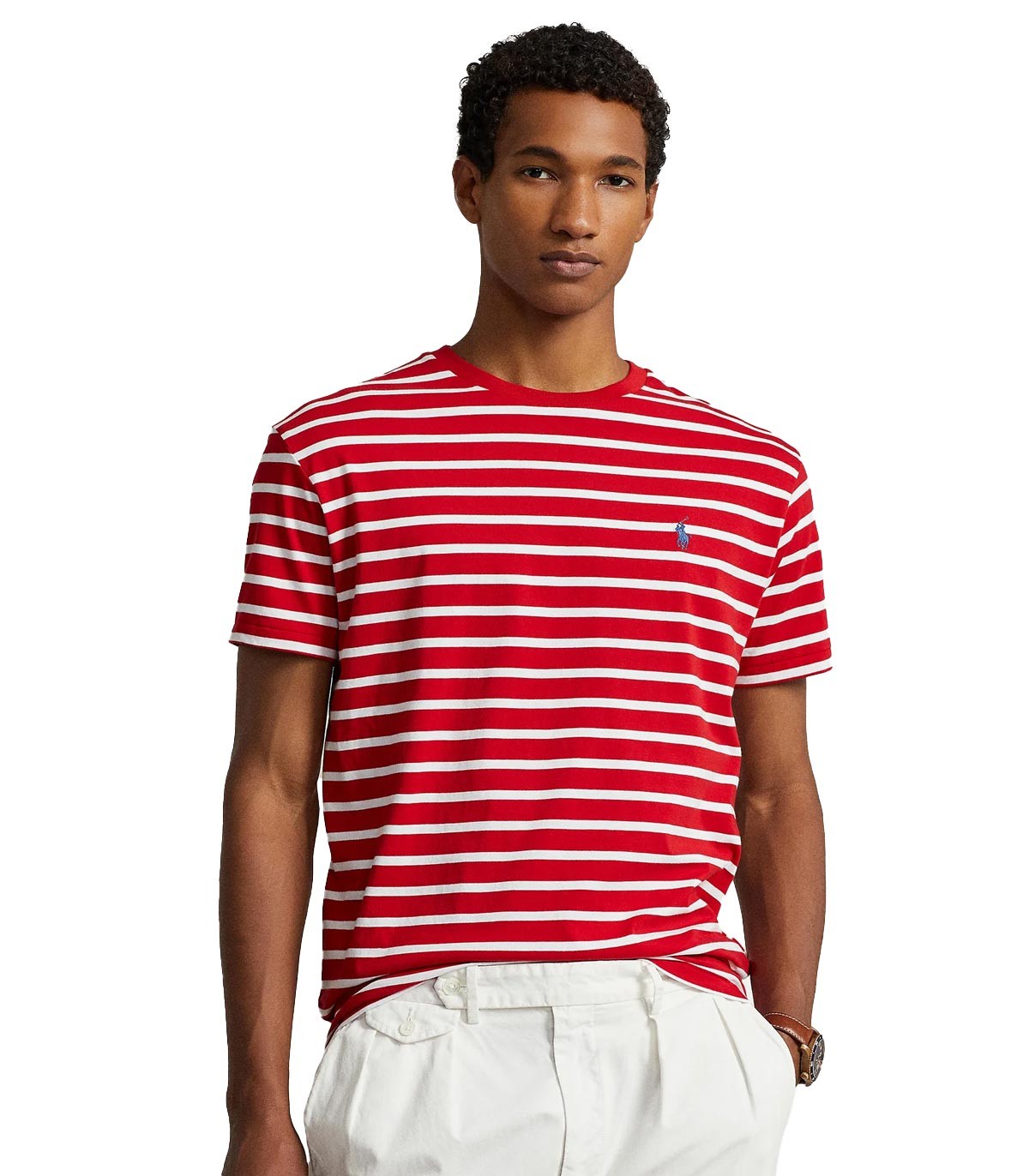 Polo Ralph Lauren - Camiseta de Rayas - Rojo