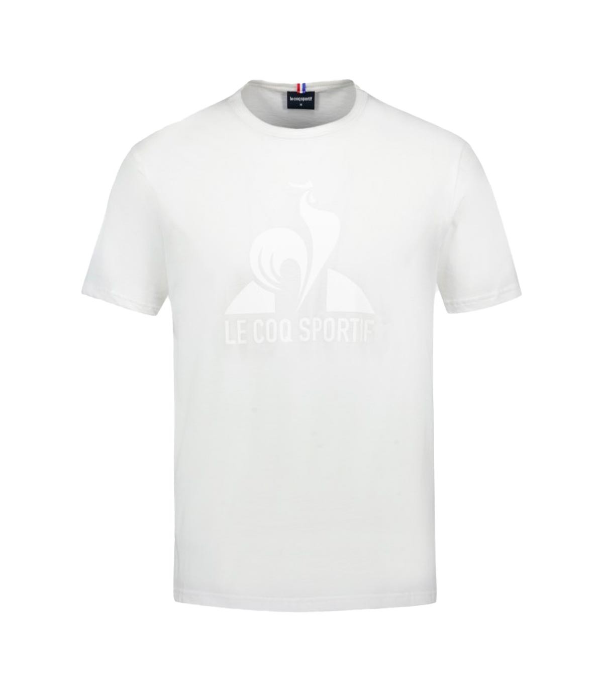 Le Coq Sportif - Camiseta Monochrome - Blanco