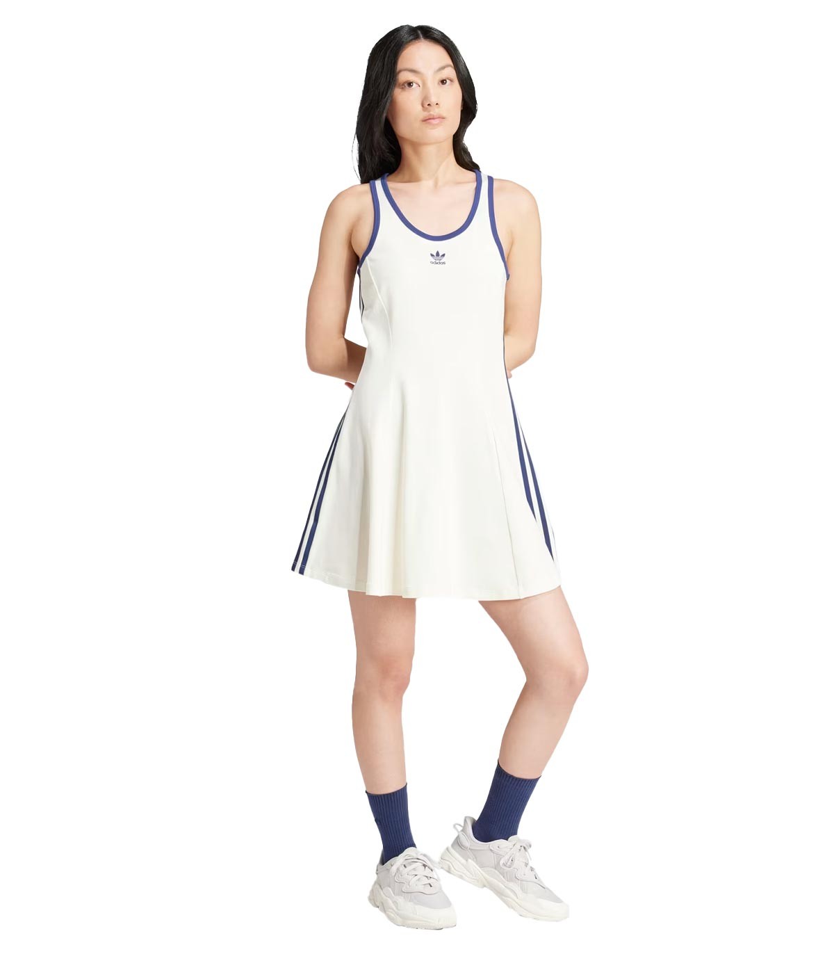 adidas - Vestido Tank Dress - Blanco