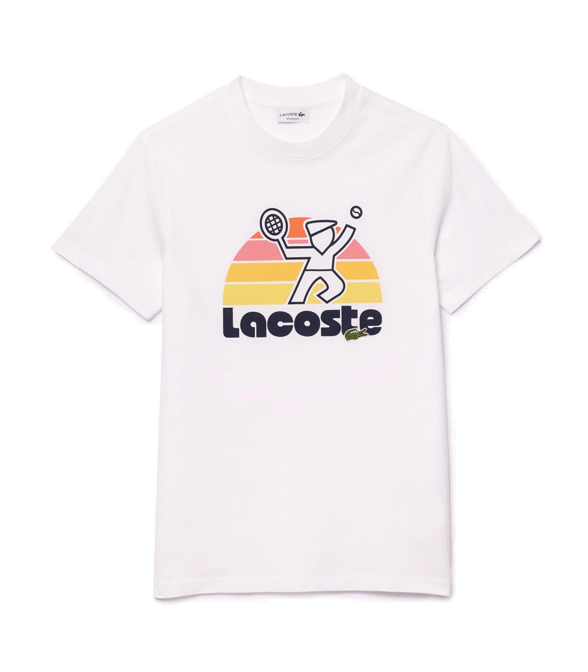 Lacoste - Camiseta Tennis Print - Blanco