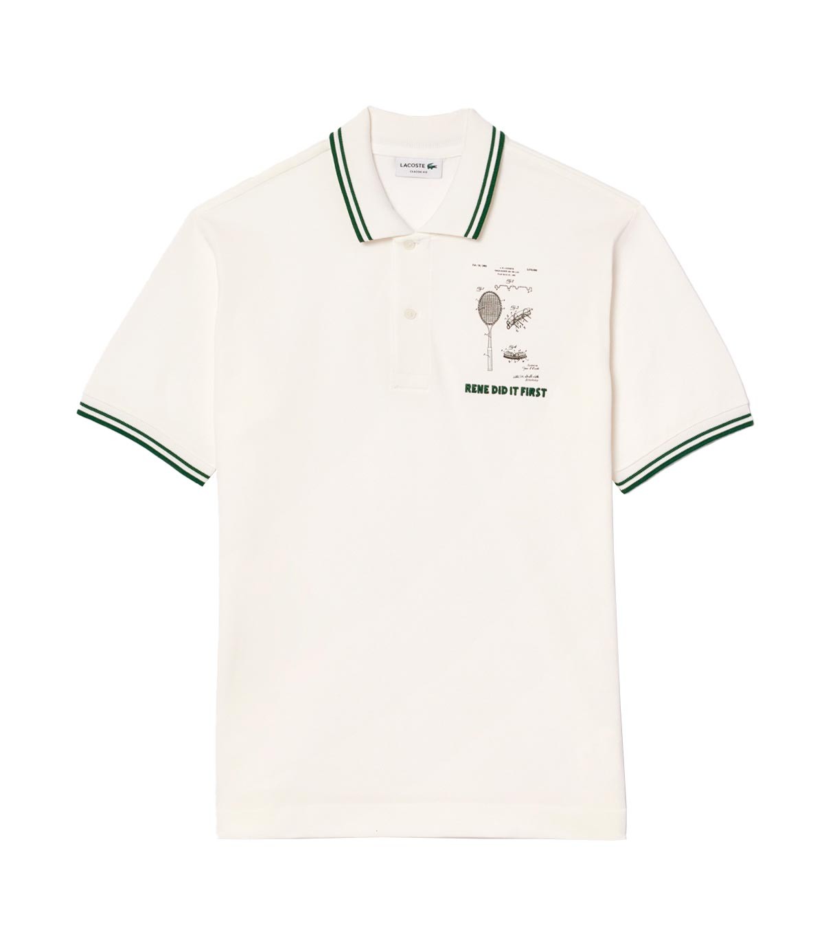 Lacoste - Polo Rene Did It First - Blanco