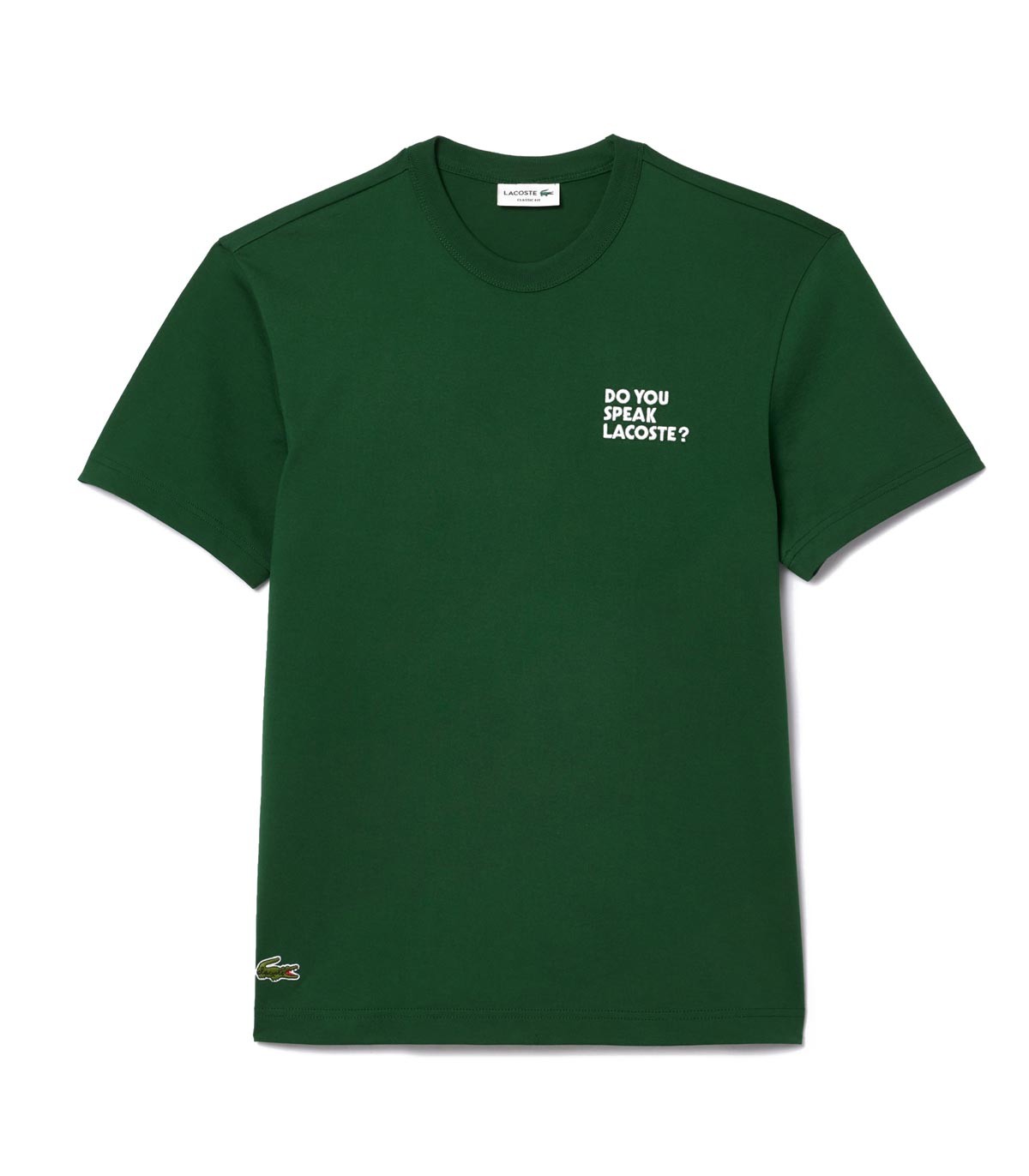Lacoste - Camiseta con Eslogan - Verde