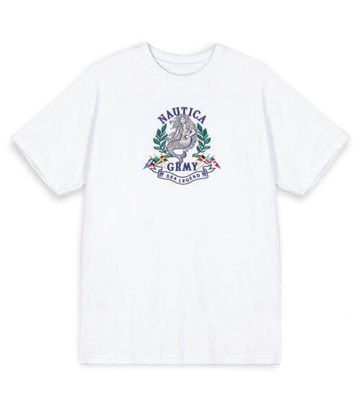 Grimey x Nautica - Camiseta The Sea Legend - Blanco