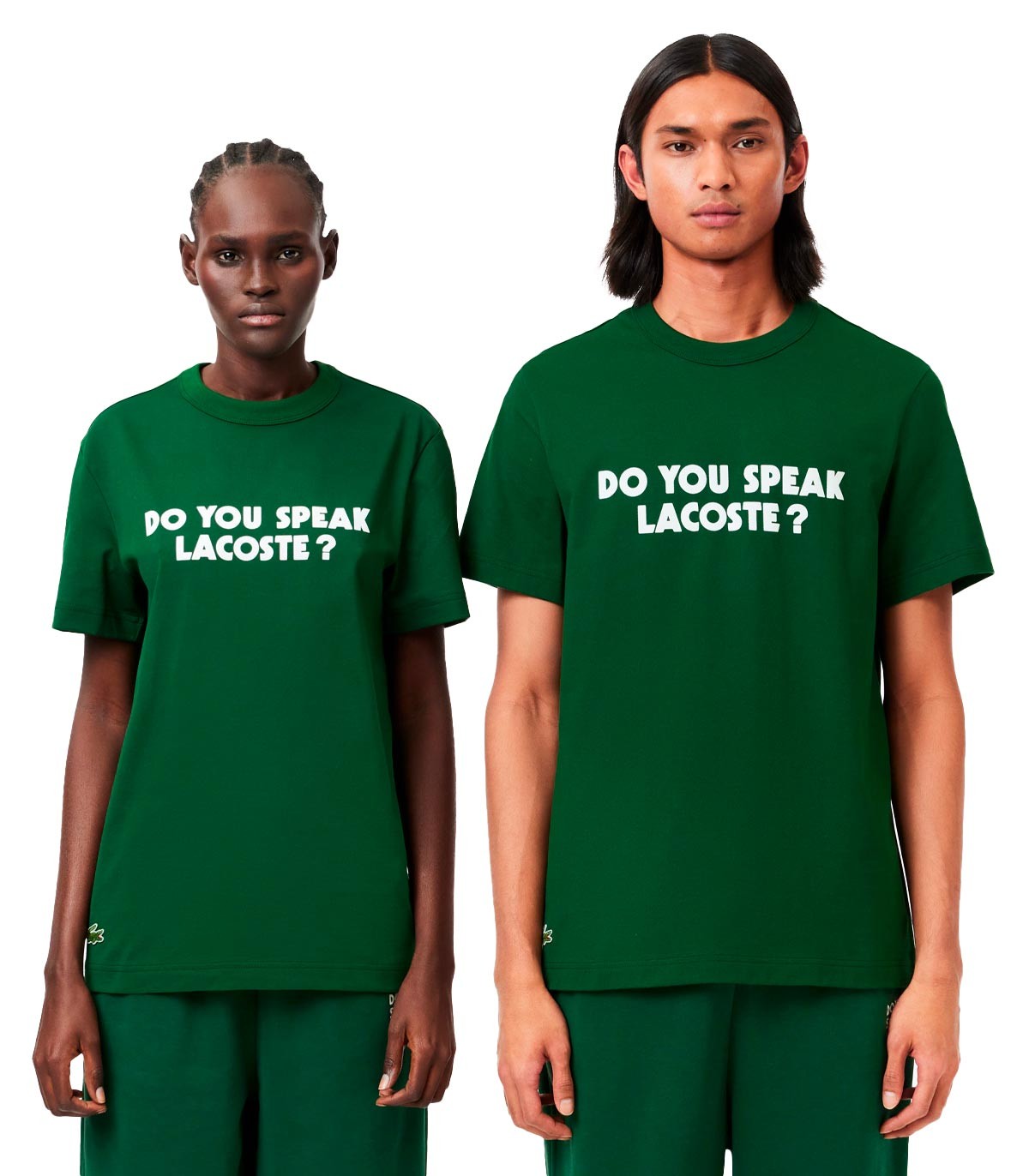 Lacoste - Camiseta Con Eslogan Frontal