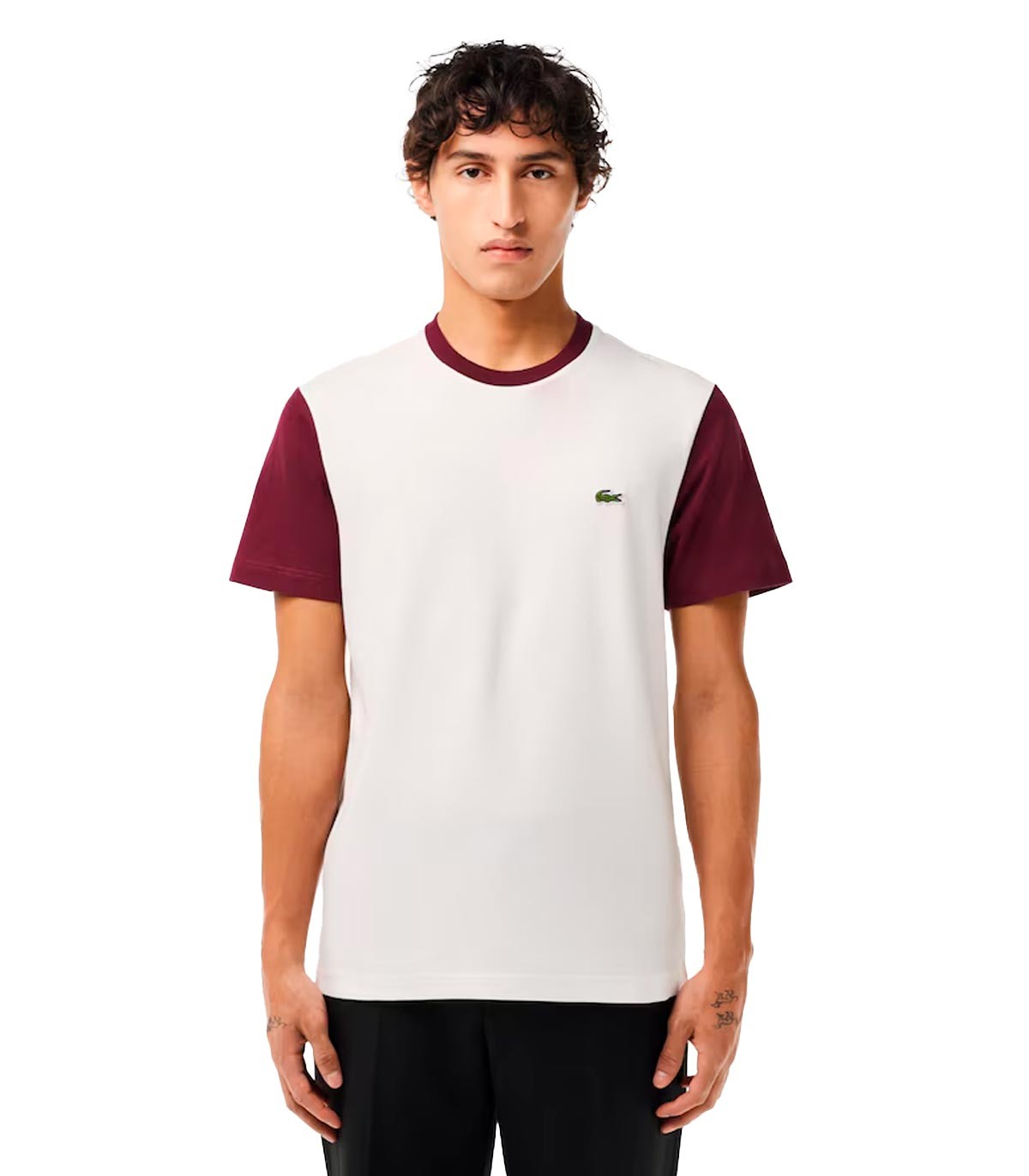 Lacoste - Camiseta Regular Fit - Blanco