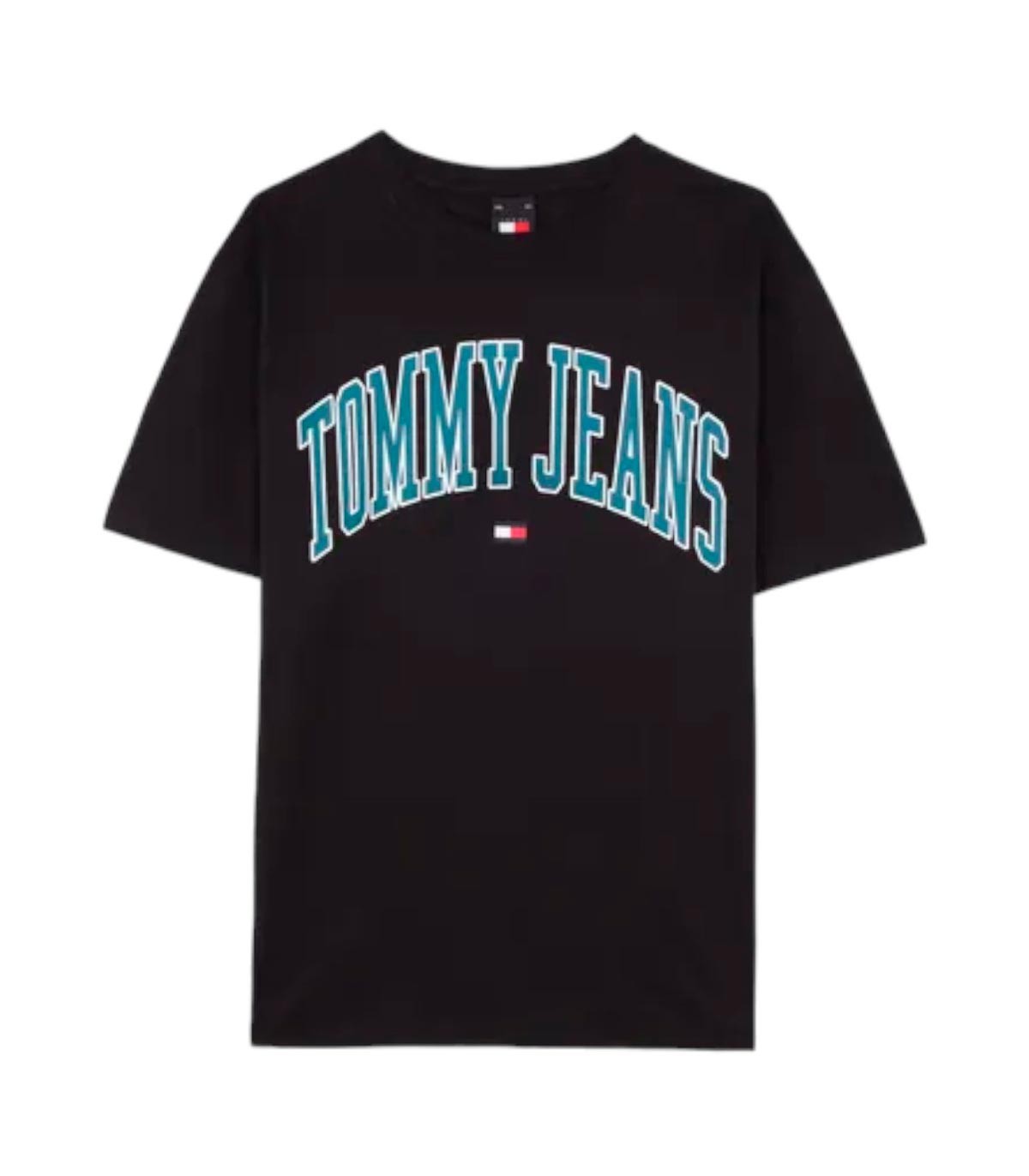Tommy Jeans - Camiseta Popcolor - Negro