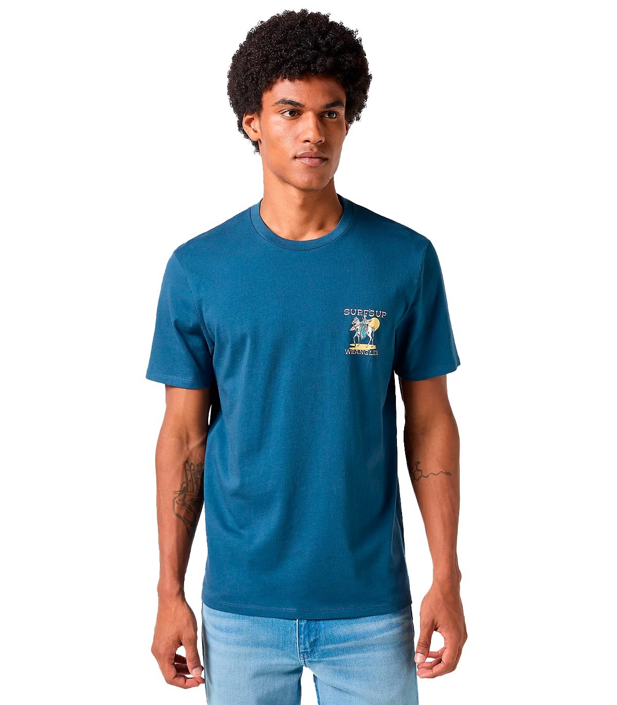 Wrangler - Camiseta Graphic - Azul