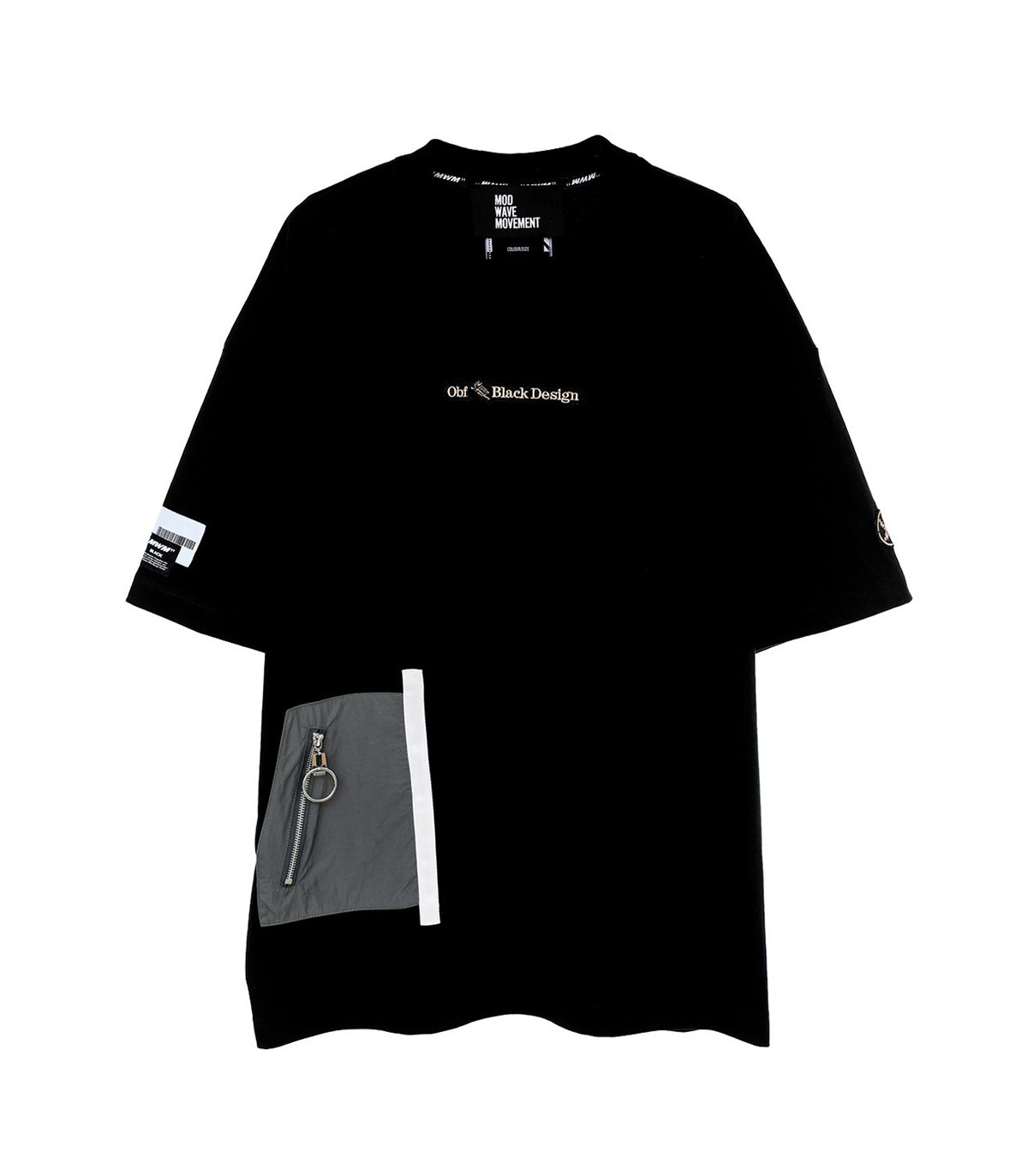 Mod Wave Movement - Camisetas Black Capsule T-Shirt - Negro