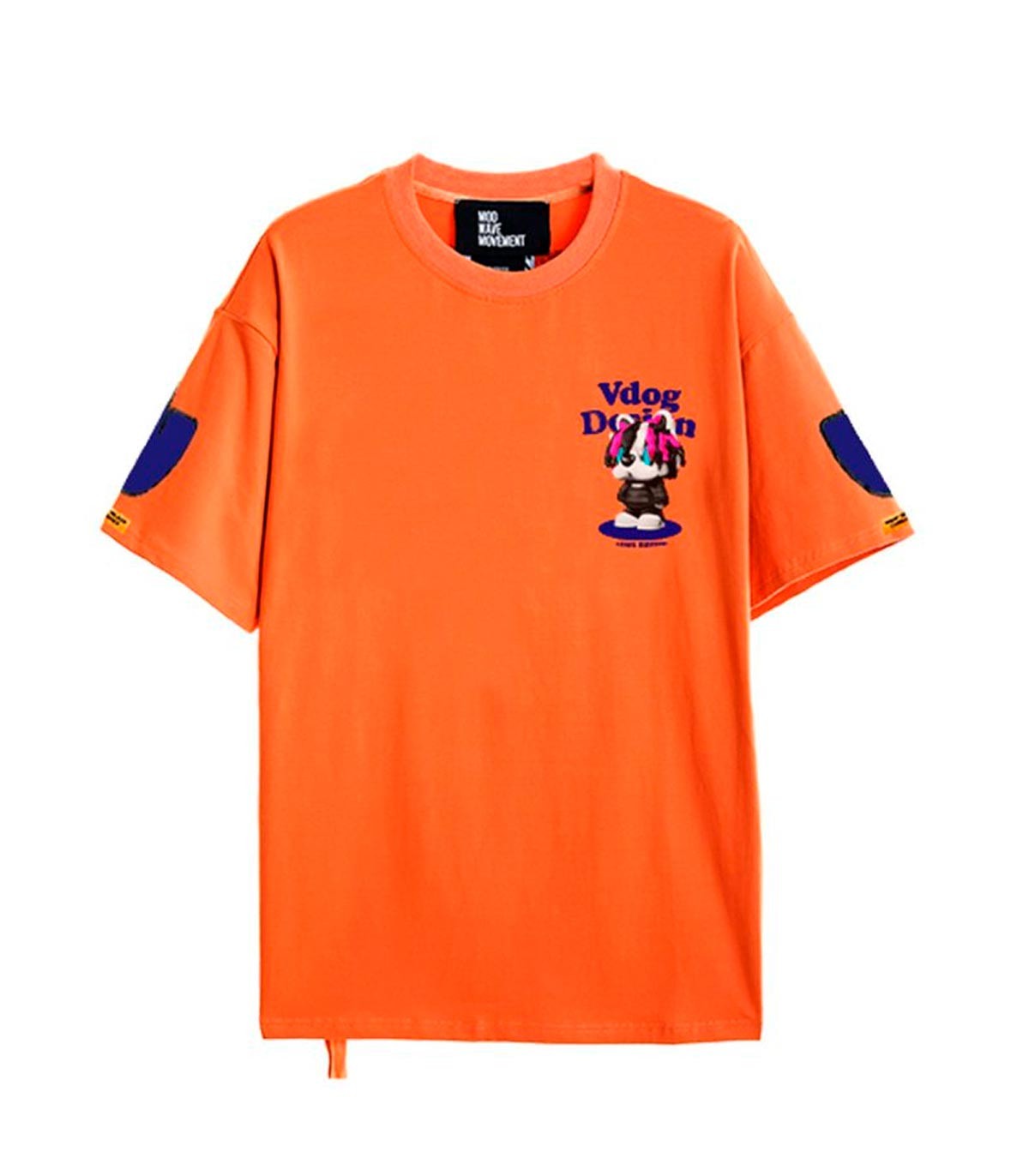 Mod Wave Movement - Camiseta Vanguards Dog Capsule - Naranja