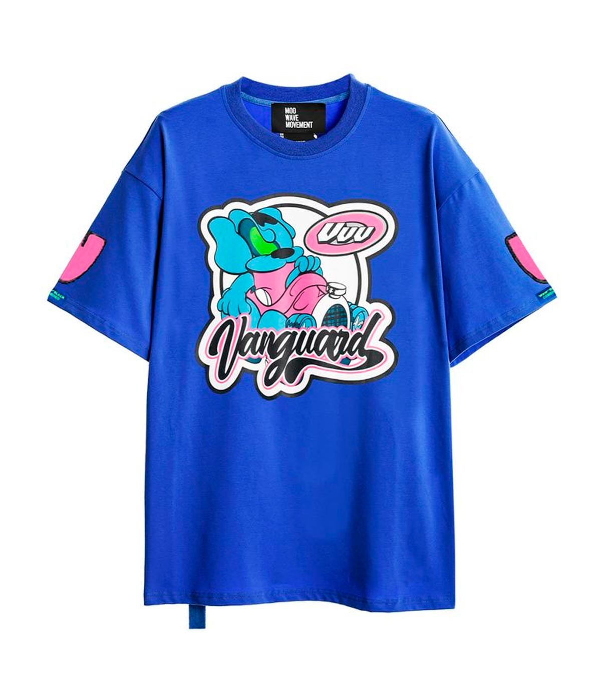 Mod Wave Movement - Camiseta Vanguards Dog Capsule - Azul