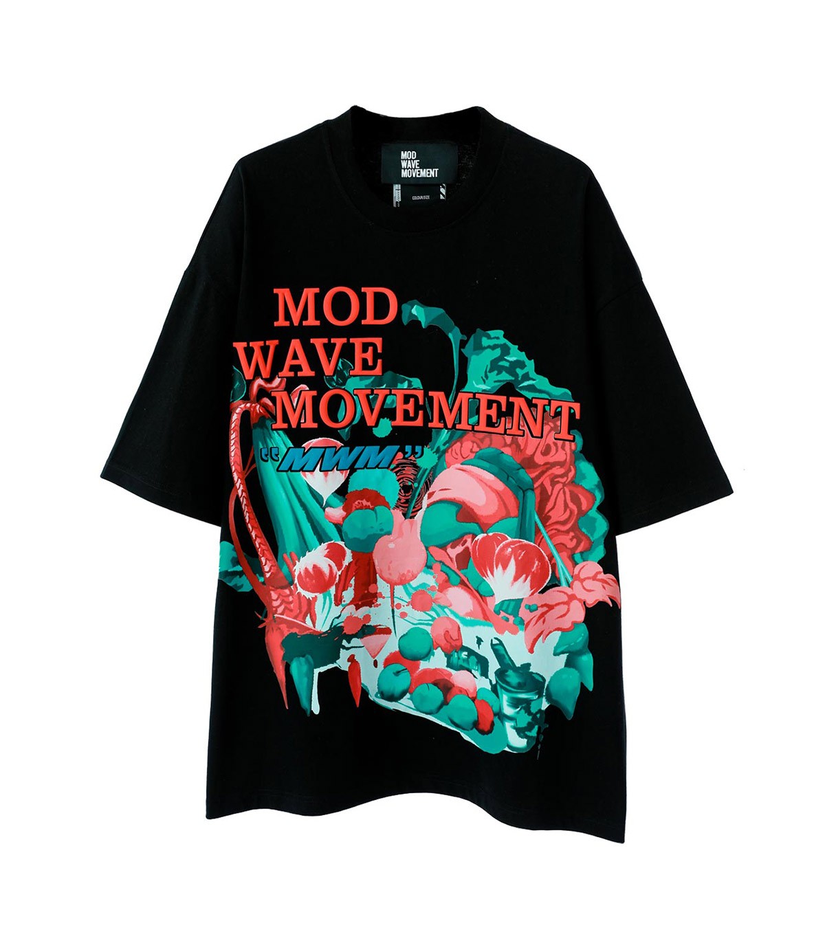 Mod Wave Movement - Camiseta Black Capsule - Negro