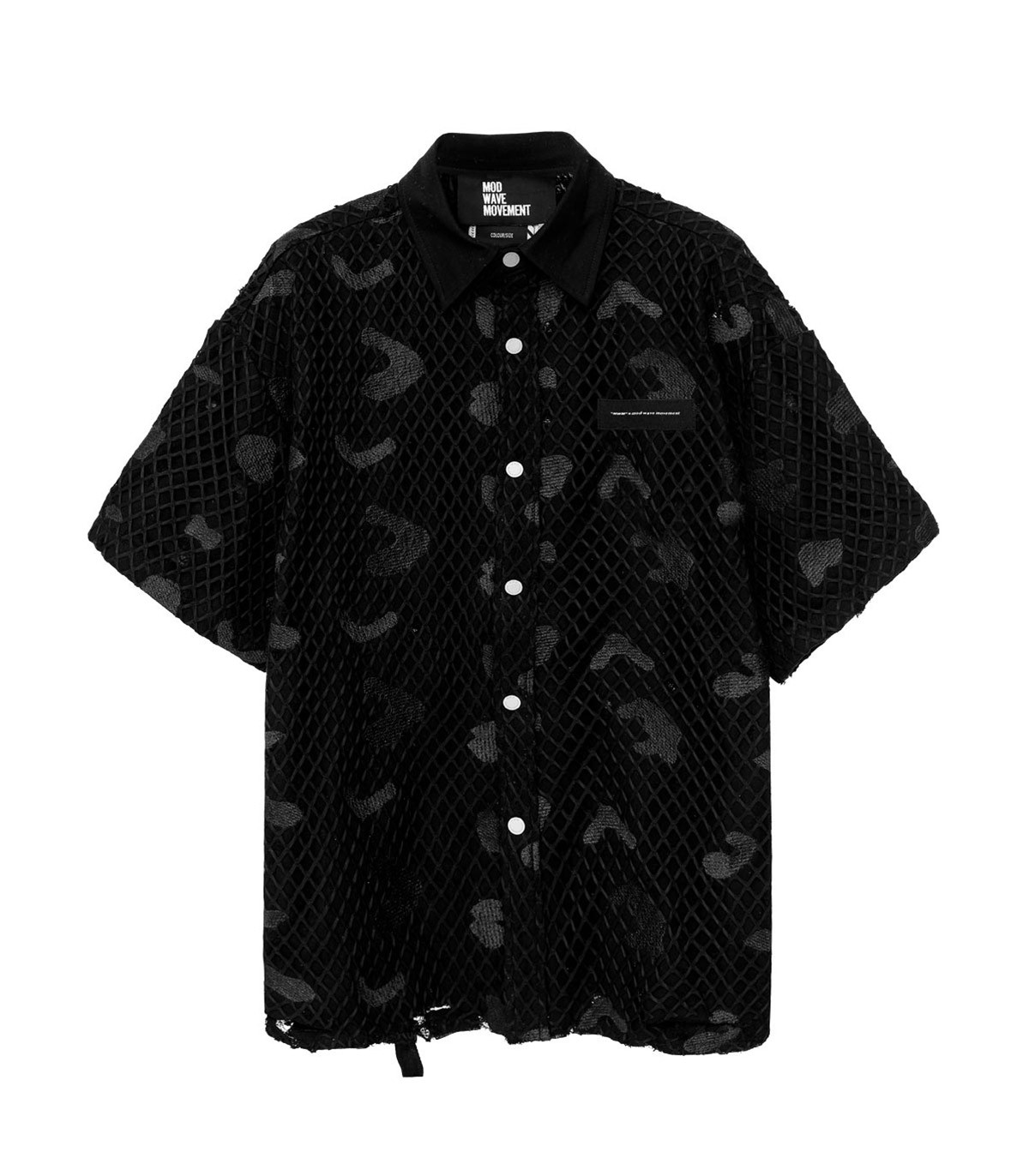 Mod Wave Movement - Camisa Black Capsule - Blanco