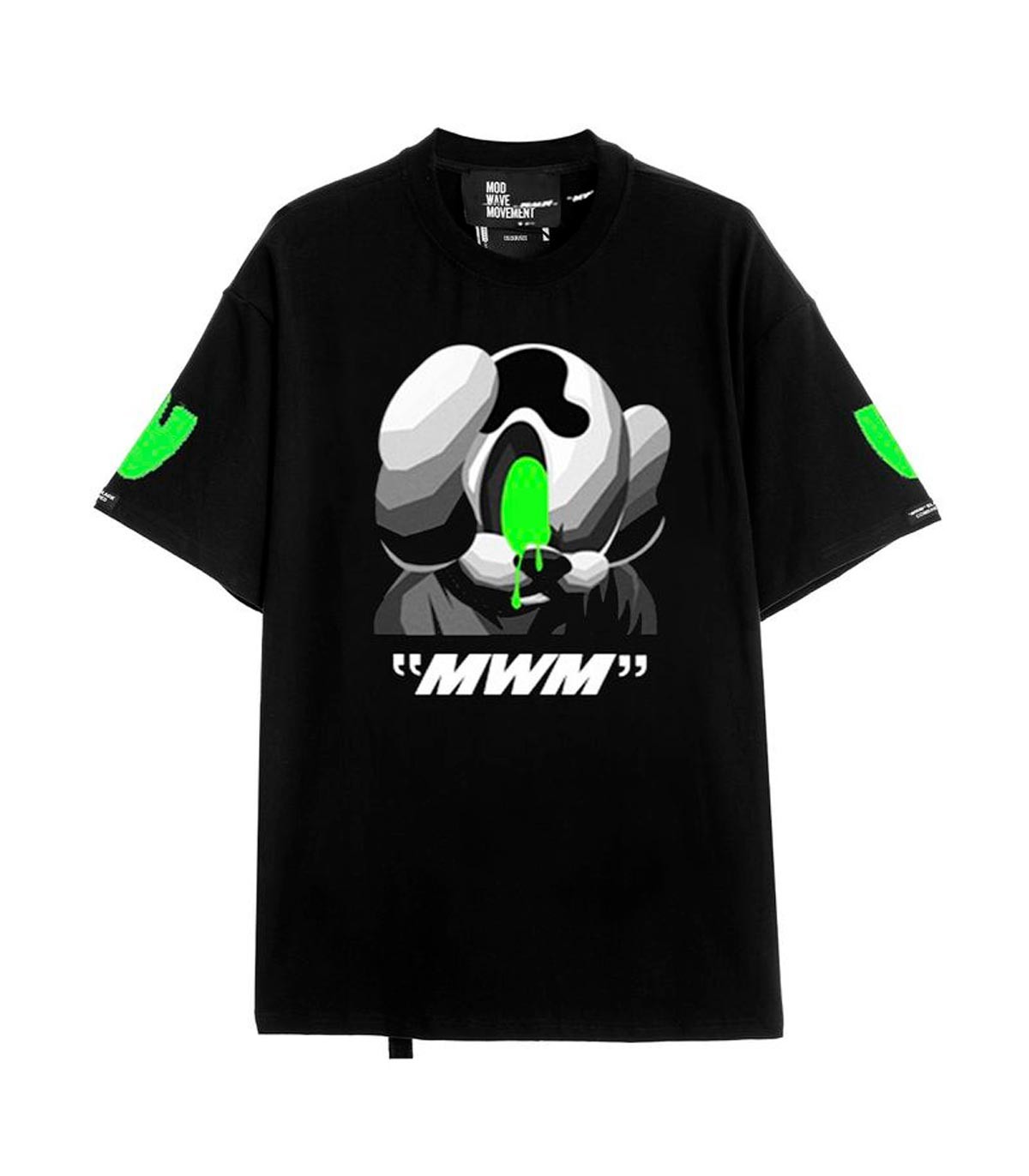 Mod Wave Movement - Camiseta Vanguards Dog Capsule T-S - Negro