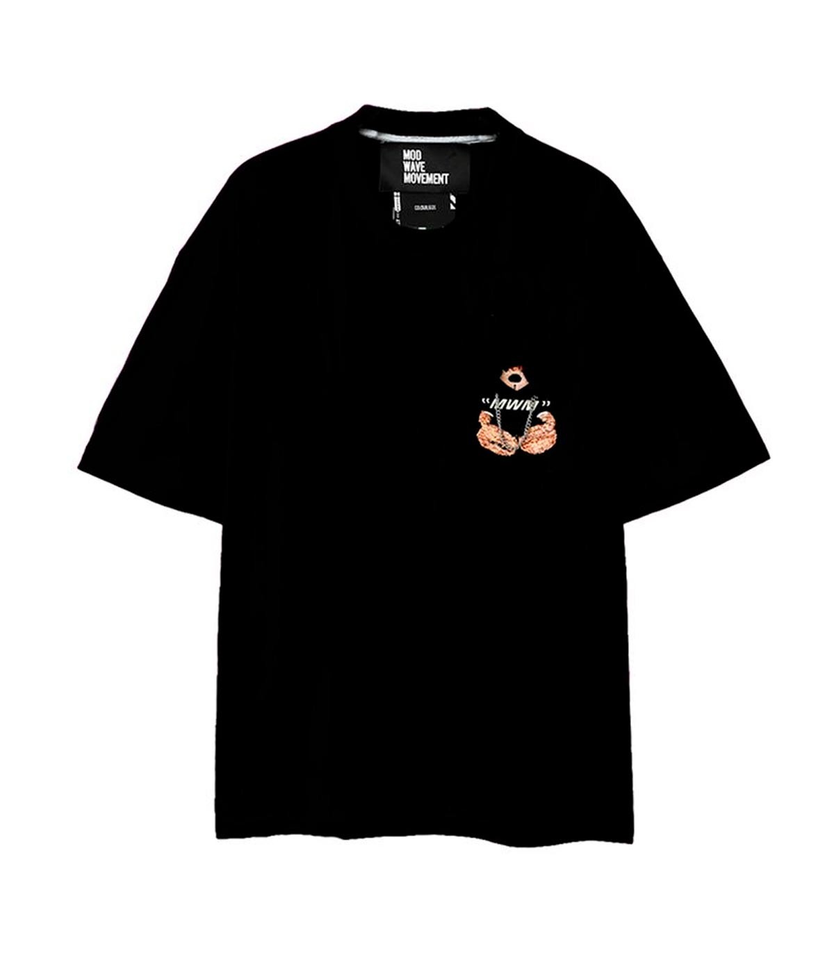 Mod Wave Movement - Camiseta Teddy Capsule - Negro