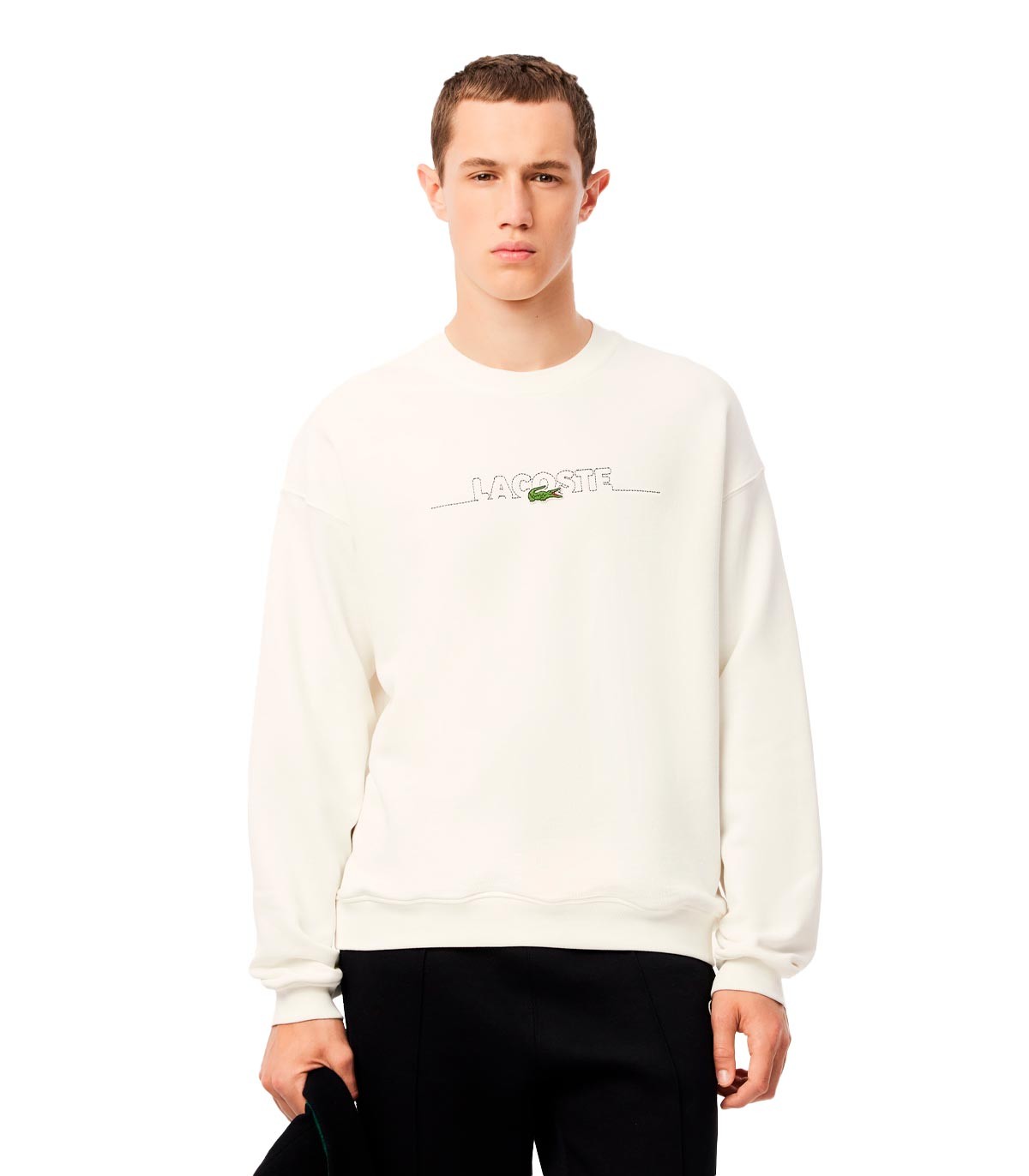 Lacoste - Sudadera Con Logo - Blanco