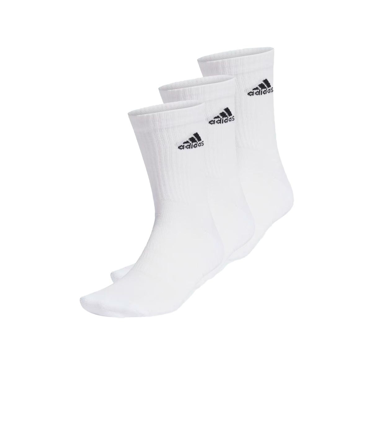 Adidas - Calcetines 3 Pack Clásicos Cushioned - Blanco