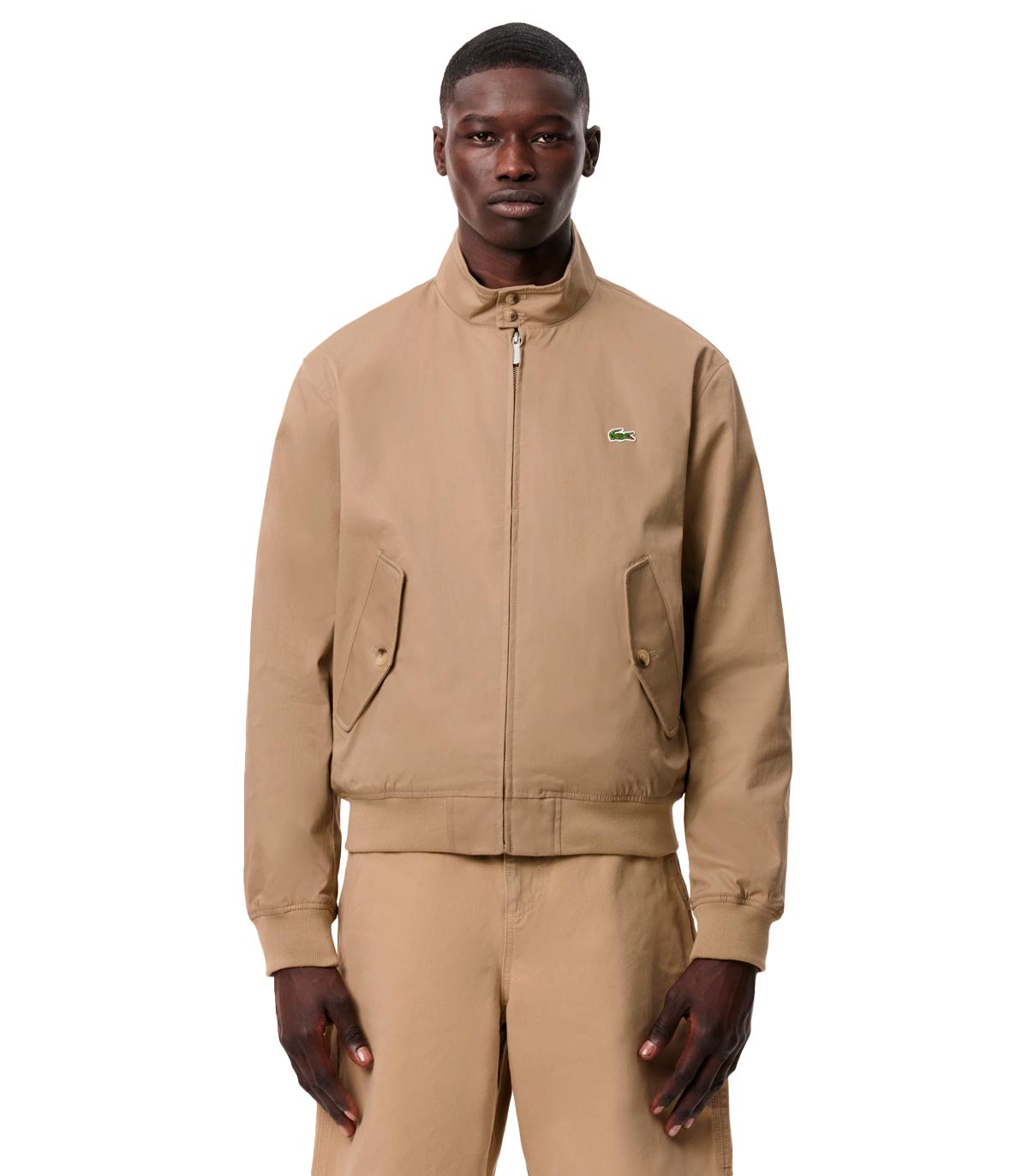 Lacoste - Chaqueta Harrington - Beige