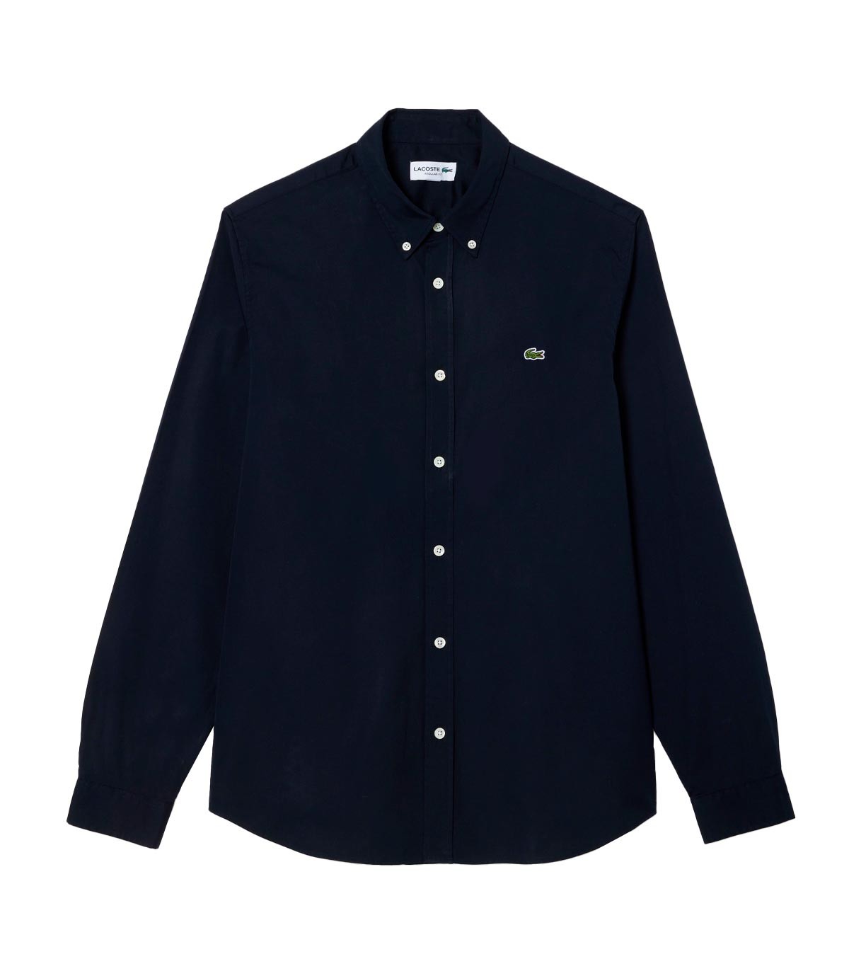 Lacoste - Camisa Lisa Con Logo