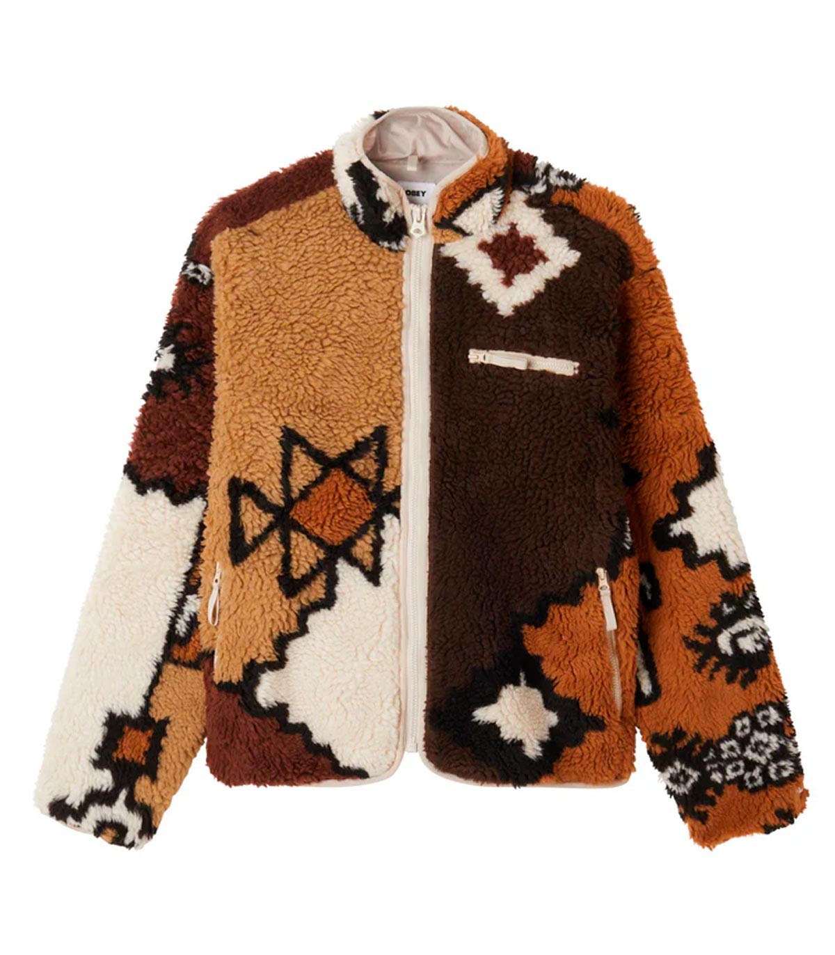 Obey - Chaqueta Moroccan Rug Sherpa