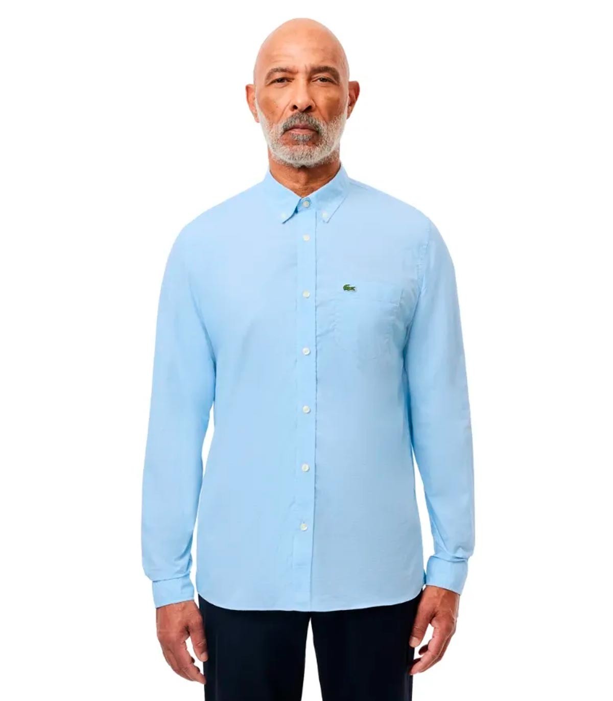 Lacoste - Camisa Casual Con Logo - Blanco