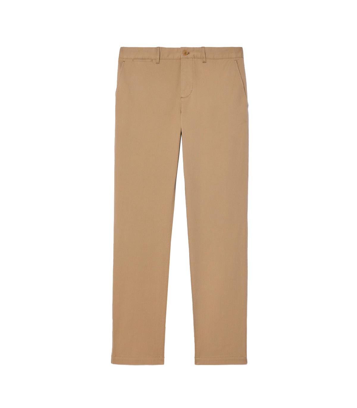 Lacoste - Pantalón Chino Logo - Marrón