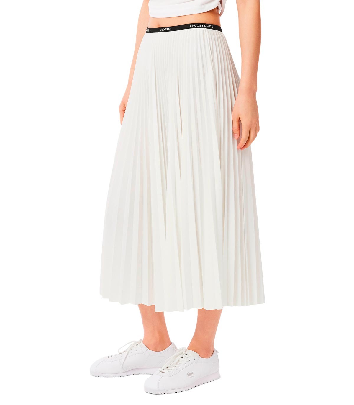 Lacoste - Falda Jupe - Blanco