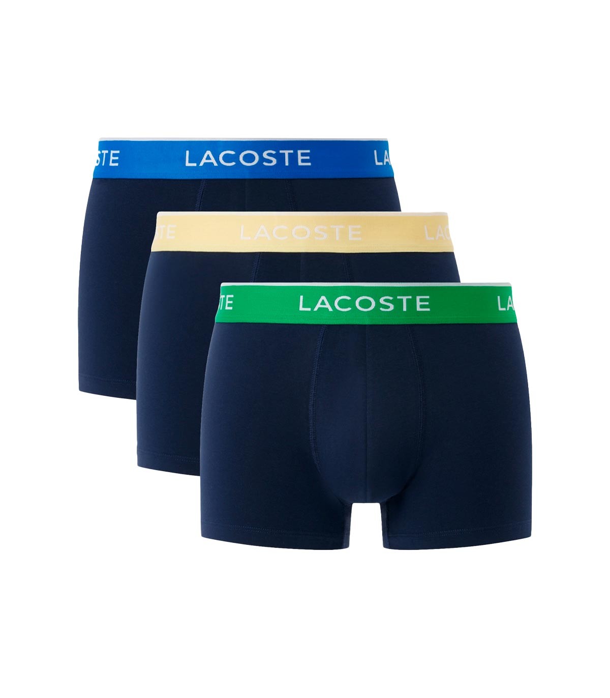Lacoste - Boxers Pack De 3 Con Logo - MARINO