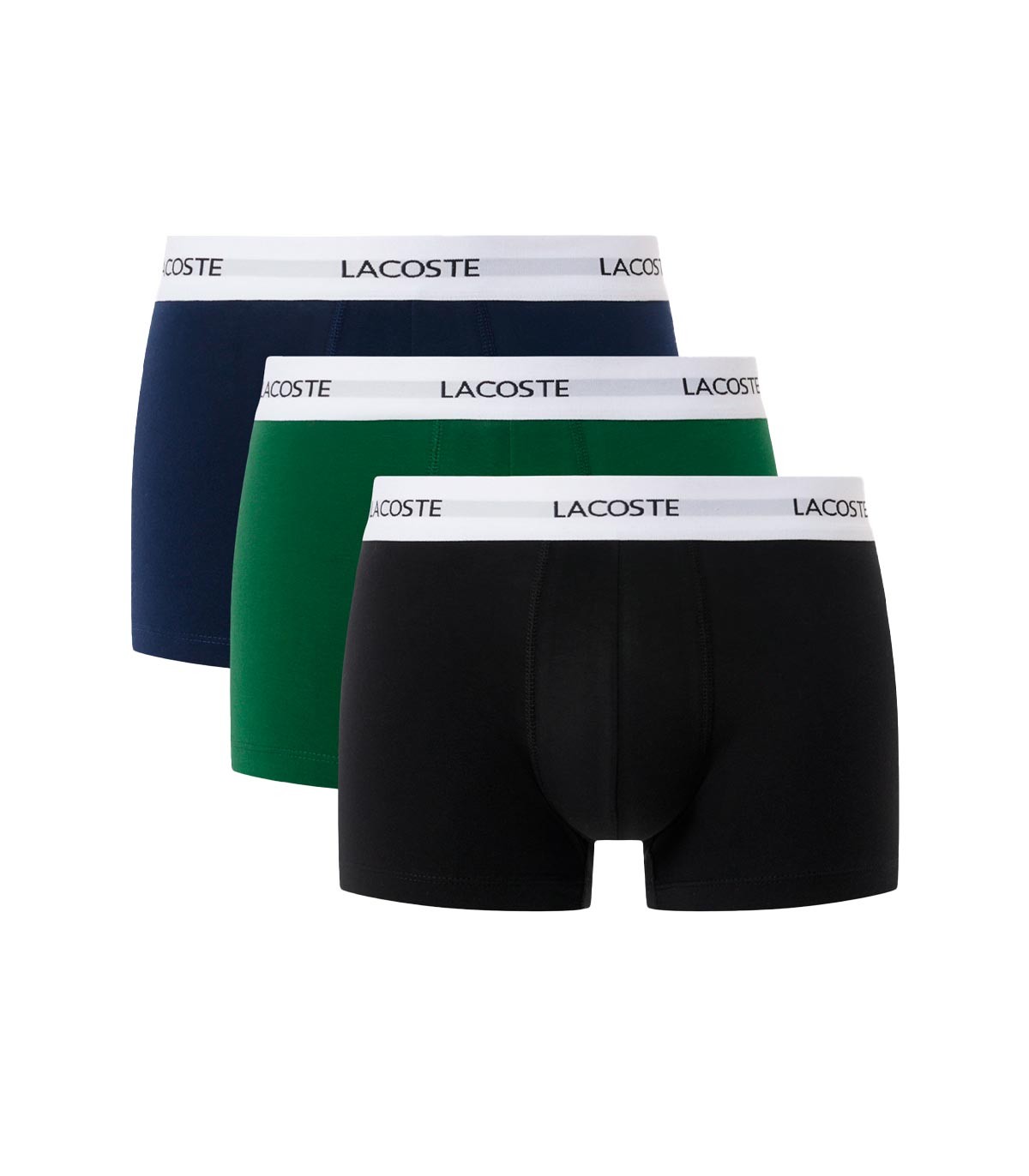 Lacoste - Bóxers Pack De 3 Con Logo - NEGRO