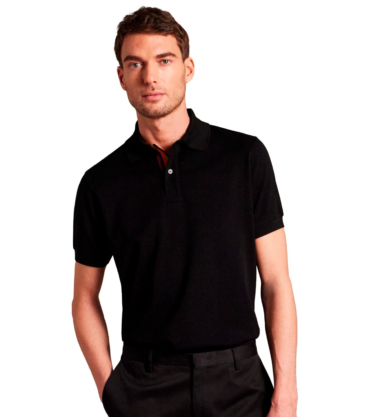 Paul Smith - Polo 'Artist Stripe' de Algodón - NEGRO