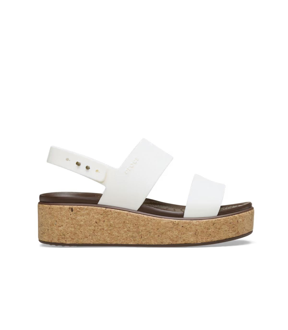 Crocs - Sandalias Brooklyn Cork Low Wedge - MULTICOLOR