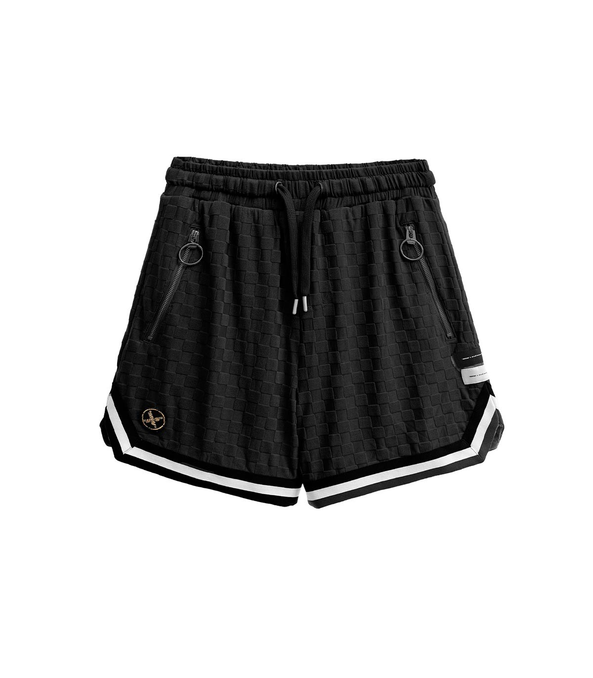 Mod Wave Movement - Pantalón Corto Checked - NEGRO