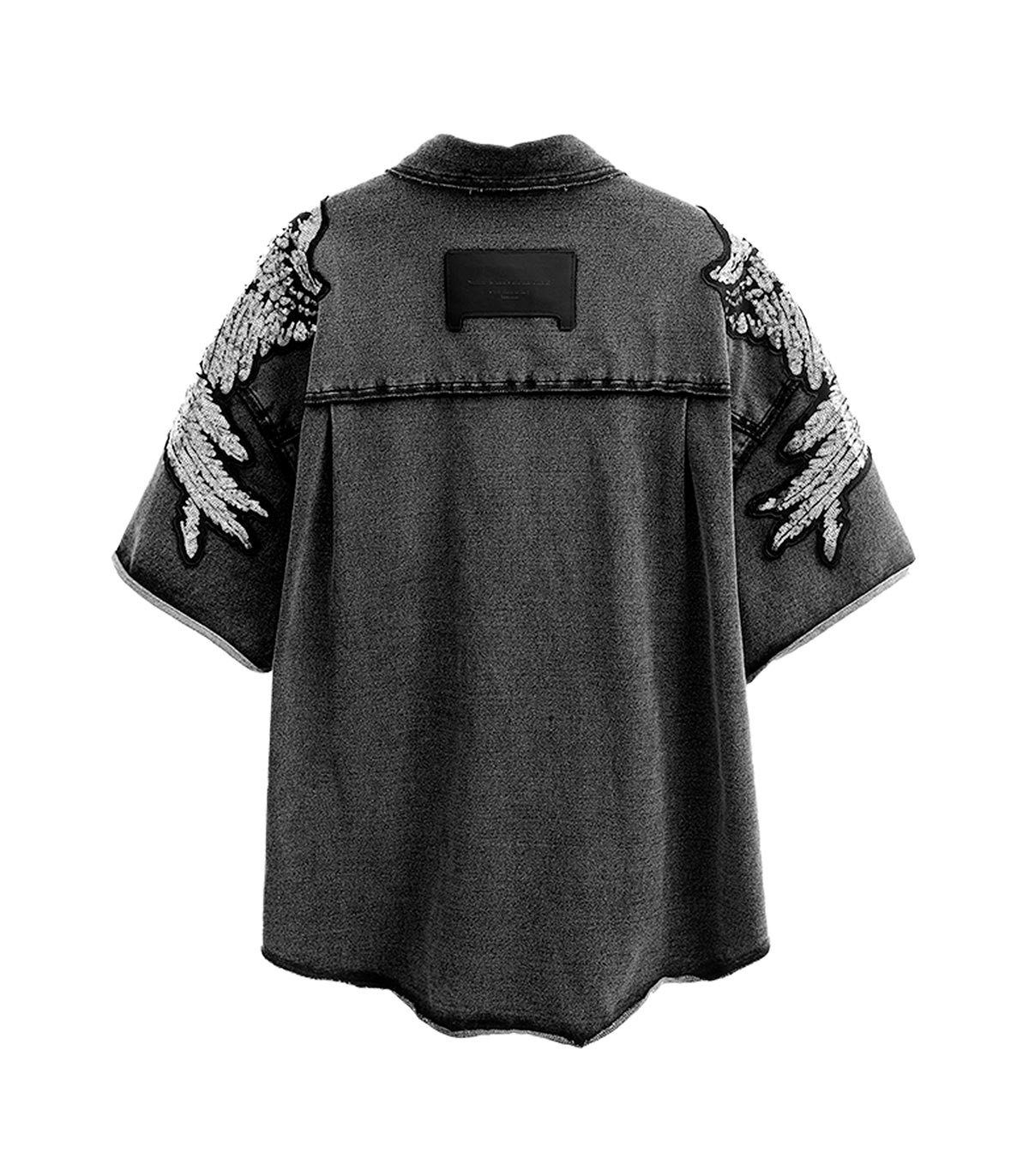 Mod Wave Movement - Camisa Wings Denim