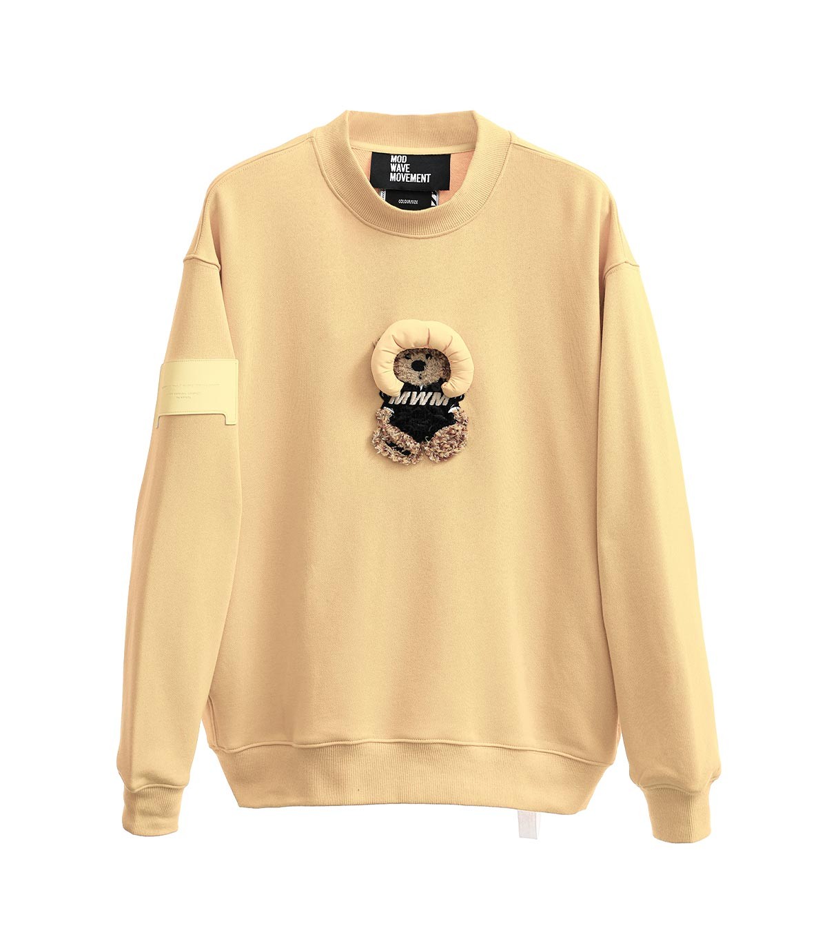 Mod Wave Movement - Sudadera Teddy - BEIGE