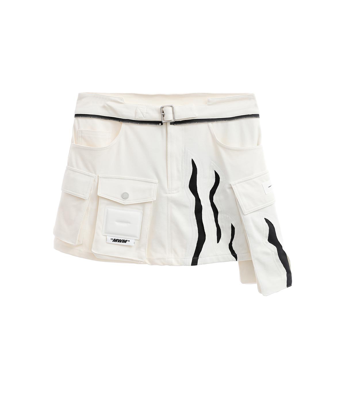 Mod Wave Movement - Falda Pantalón - BLANCO