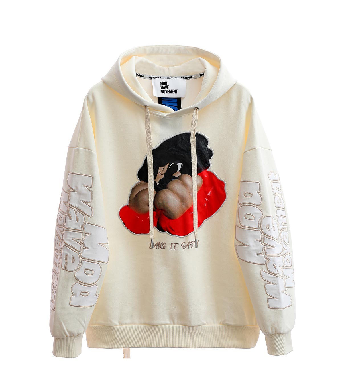 Mod Wave Movement - Sudadera Vanguard'S Dog - BEIGE