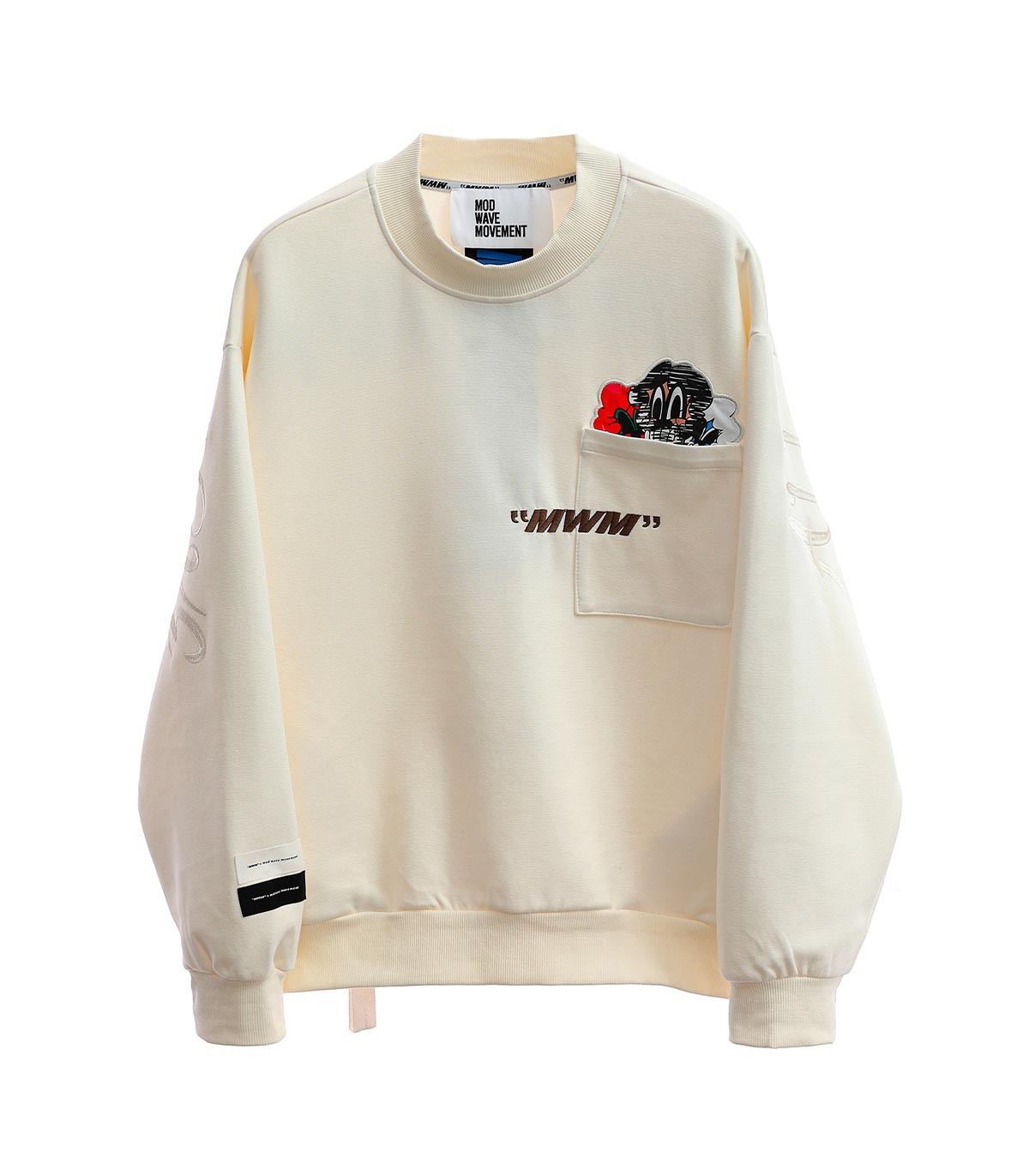 Mod Wave Movement - Sudaderas Vanguard's Dog - BEIGE