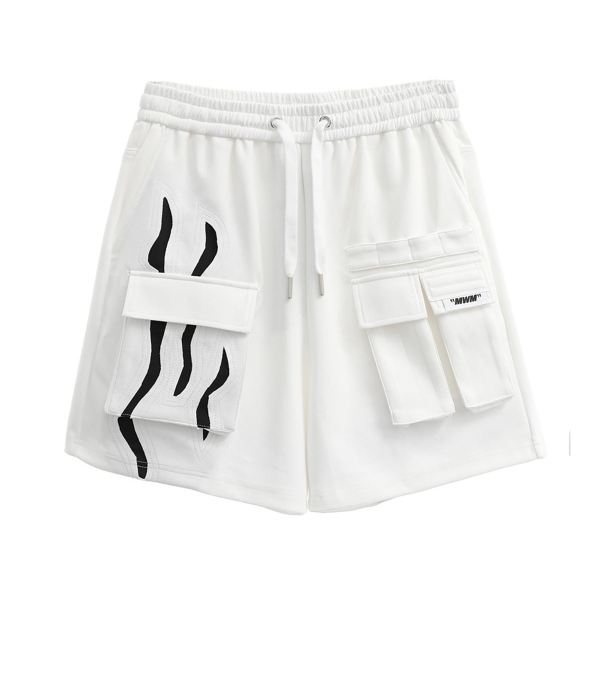 Mod Wave Movement - Pantalón Corto - BLANCO