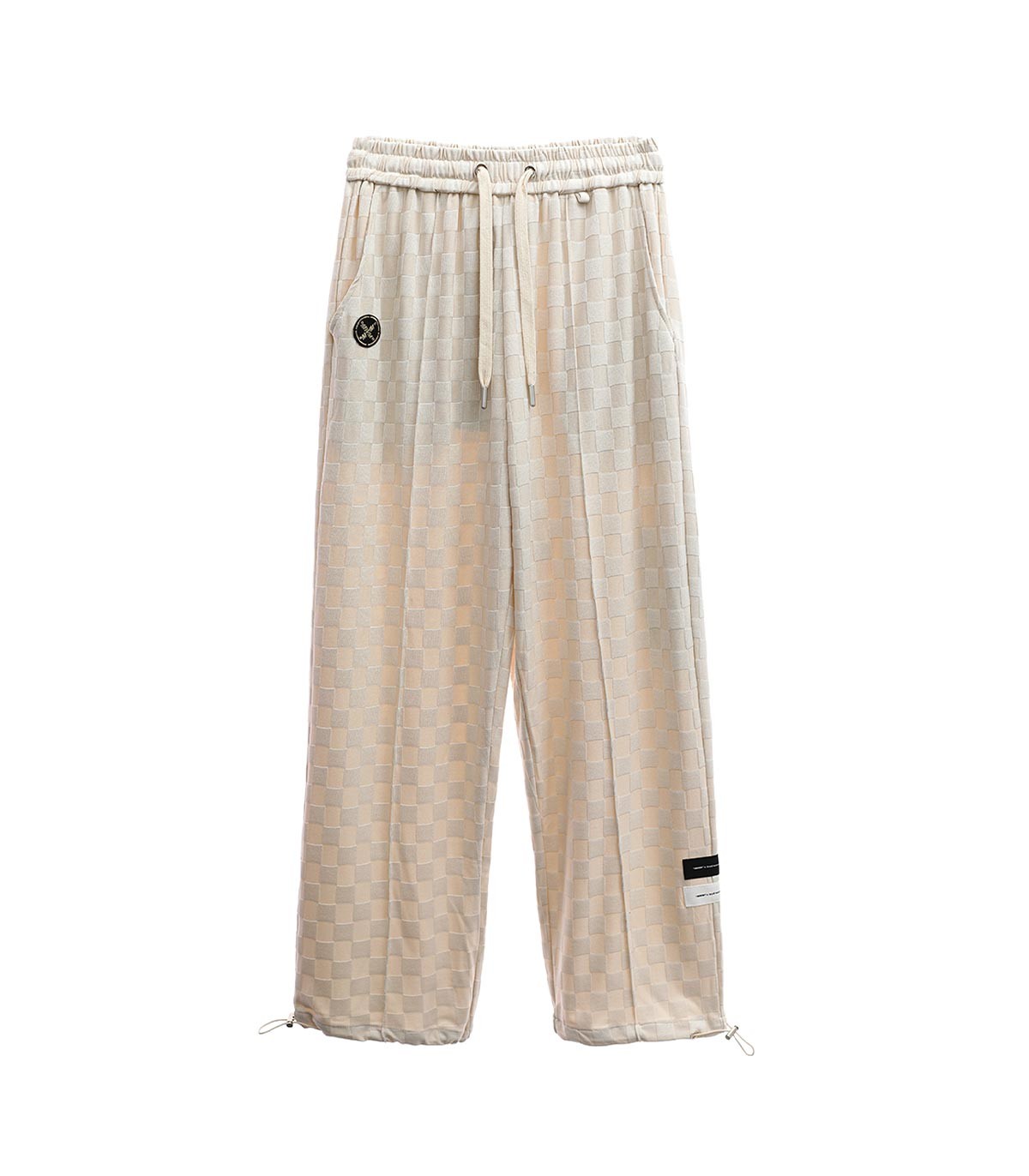 Mod Wave Movement - Pantalón Checked - BEIGE