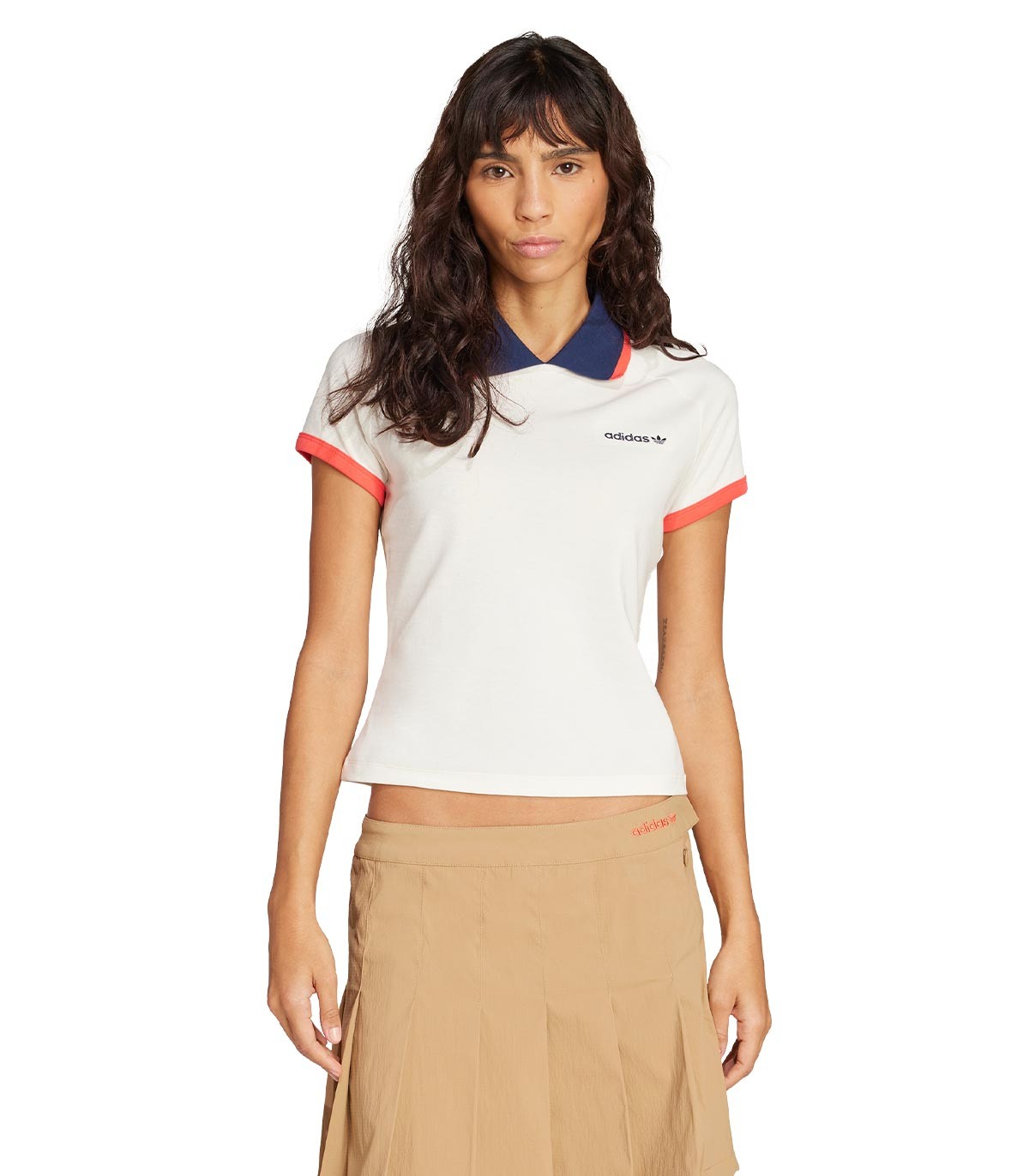 Adidas - Polo Con Logo - BLANCO