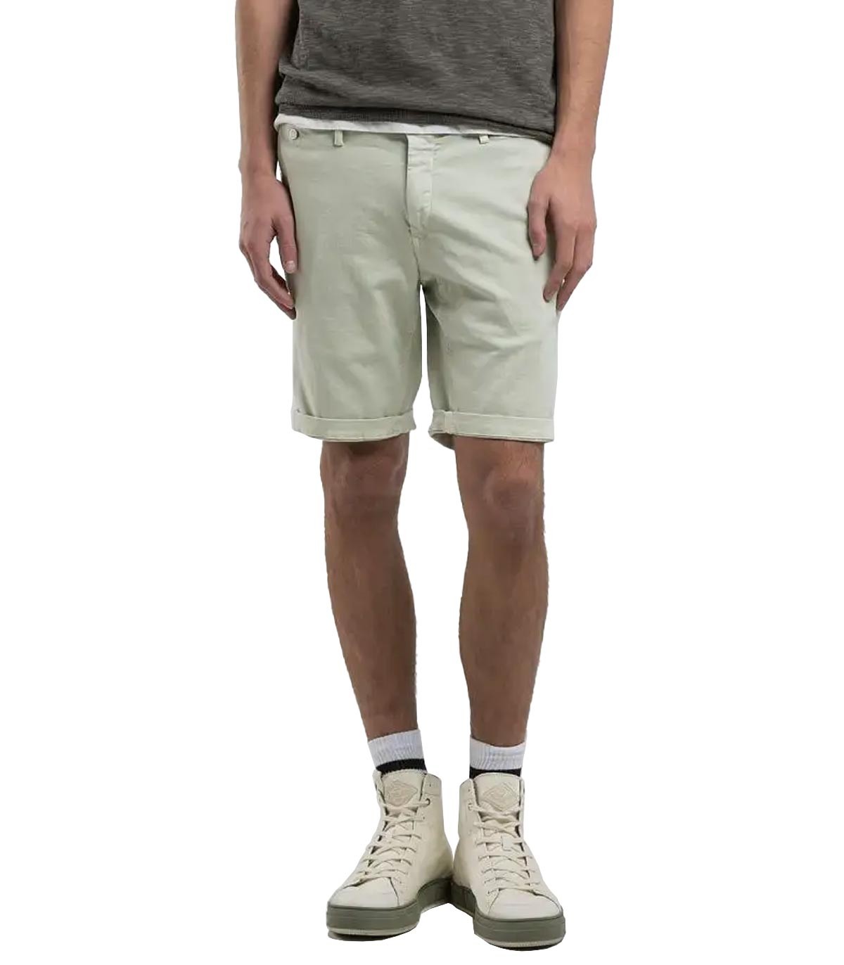 Replay - Bermudas Benni Regular Fit - Verde