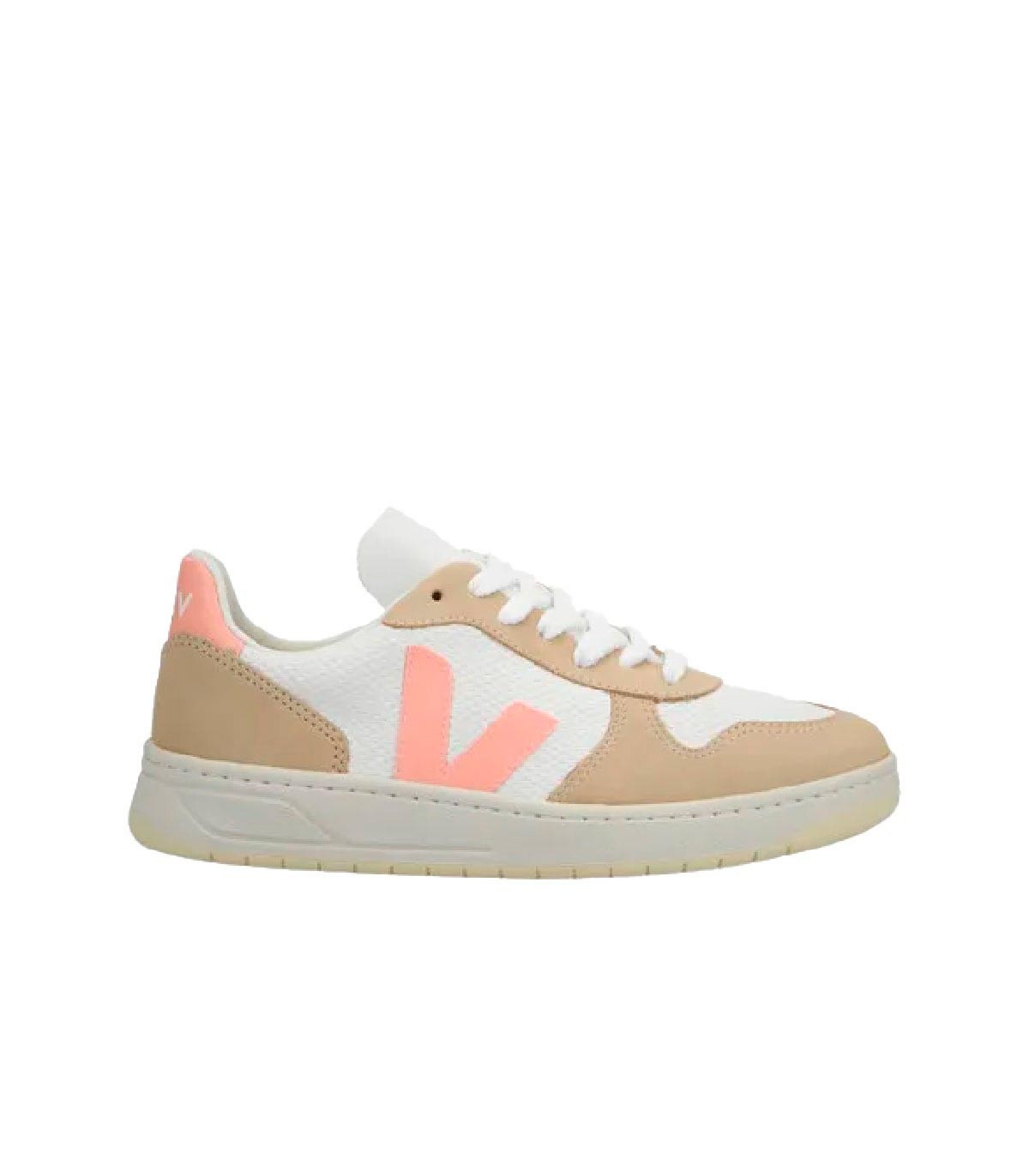 Veja - Zapatillas V-10 Alveomesh - Blanco