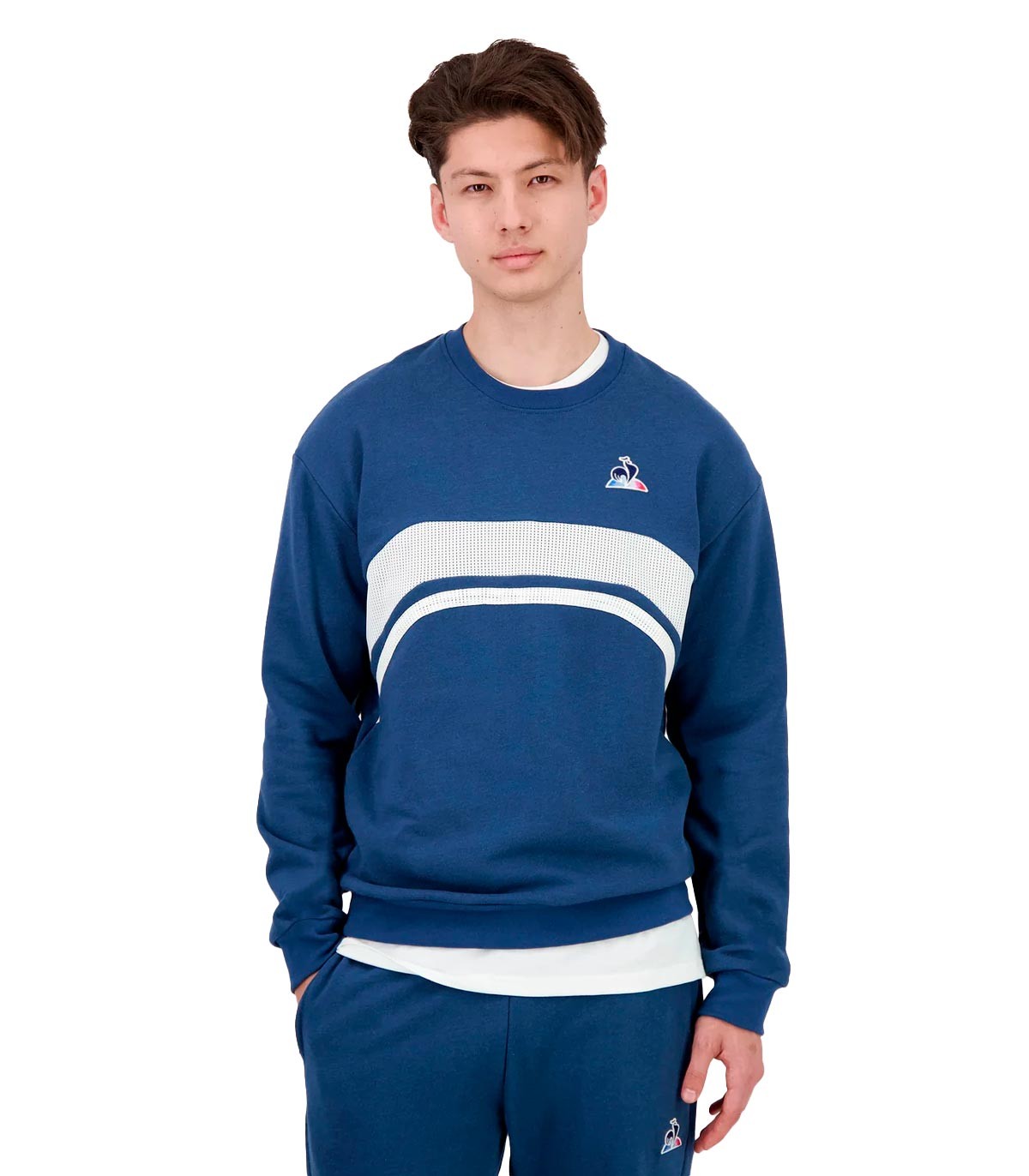 Le Coq Sportif - Sudadera Contemporain - AZUL